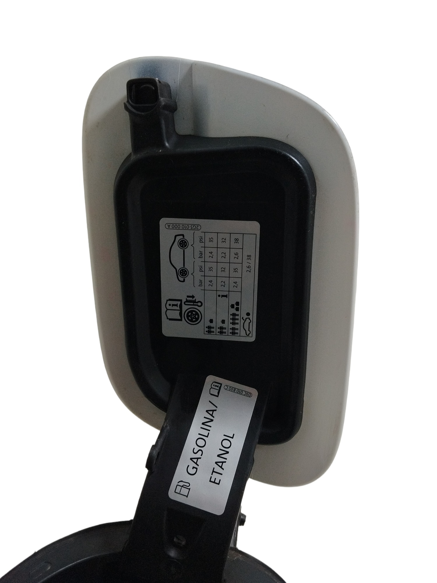 Portinhola Combustível Nivus 2023 Original 2g5809857 Branco 2023 6