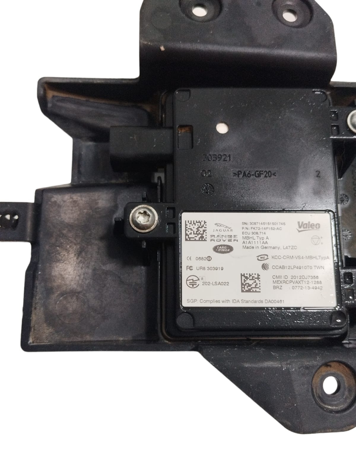 Sensor De Radar Esquerdo Discovery 4 2015 Fk7214f152ac Preto 3