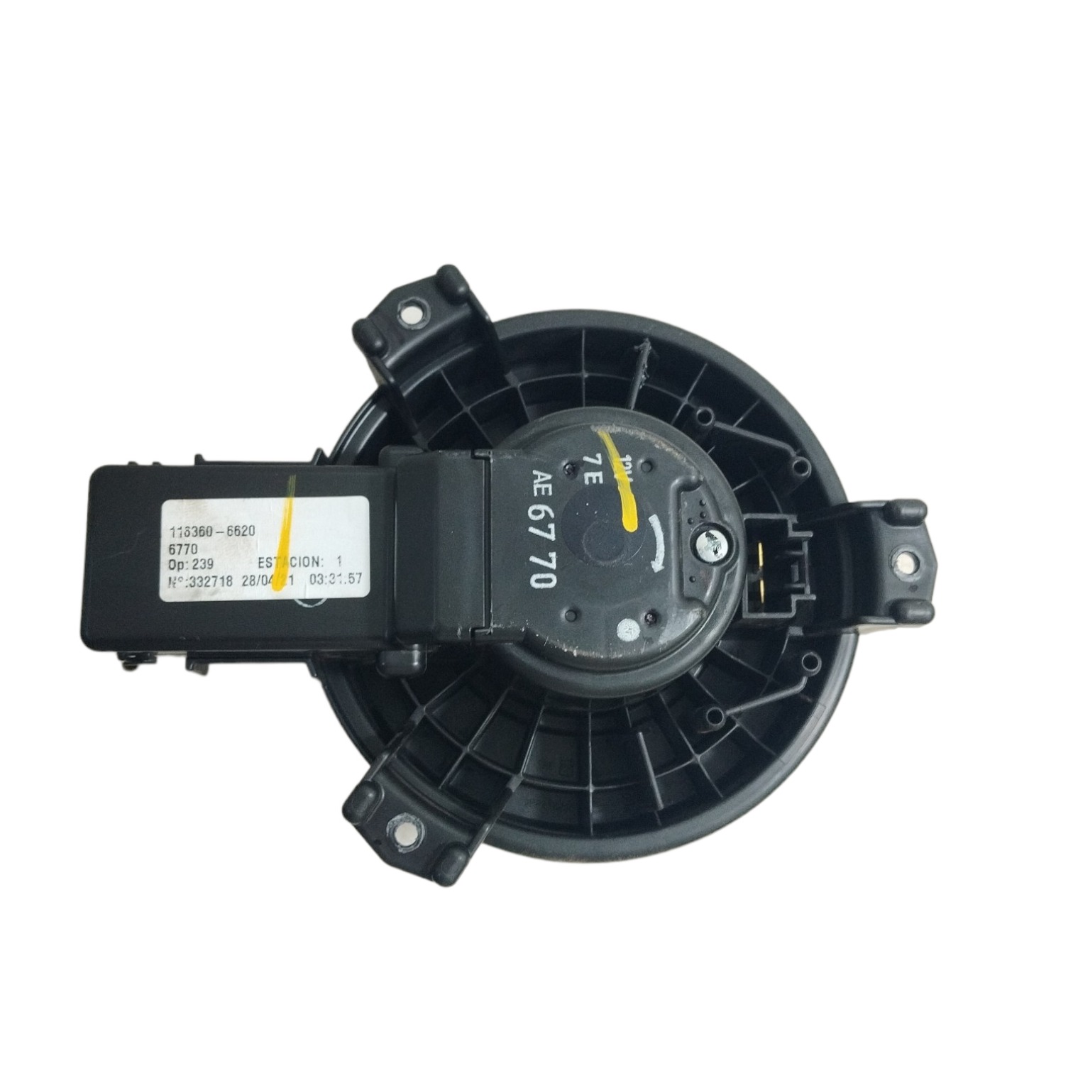 Motor Ar Forçado Ventilador Toyota Sw4 2021/2022 2