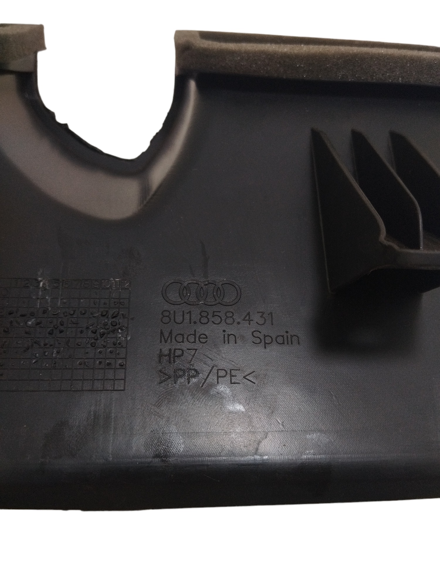 Duto Ar Painel Audi Q3 1.4 2018 Original Cod 8u1858431 4