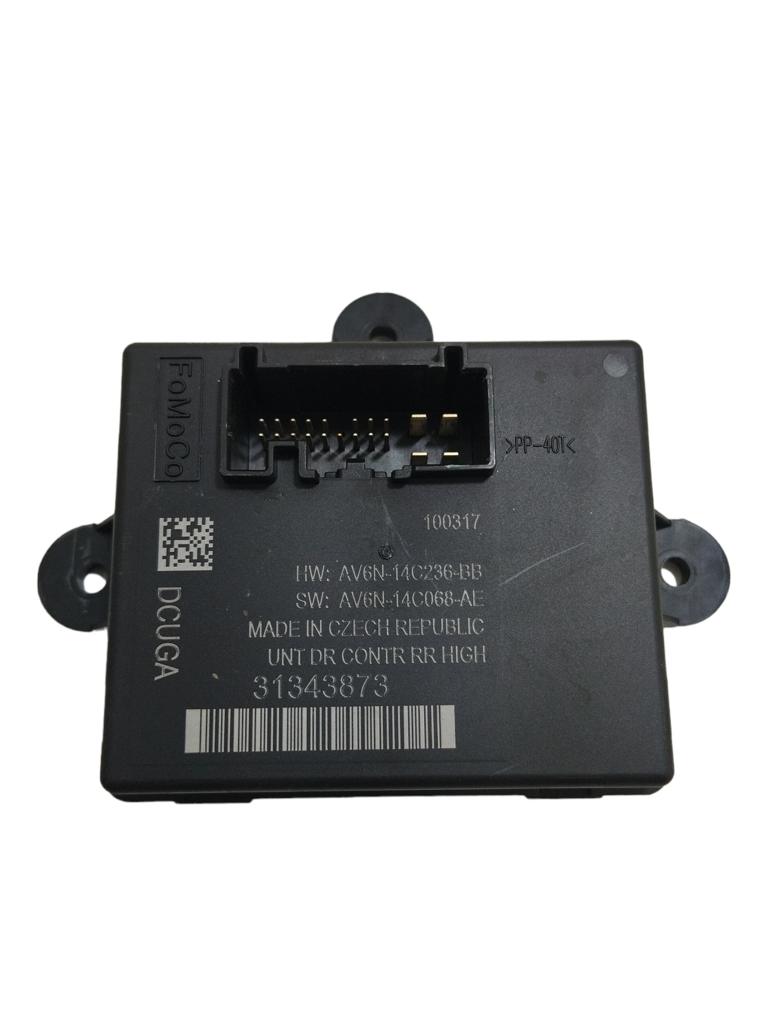 Módulo Porta Traseira Volvo V40 Cross Country T4 Esq Ou Di Preto 6