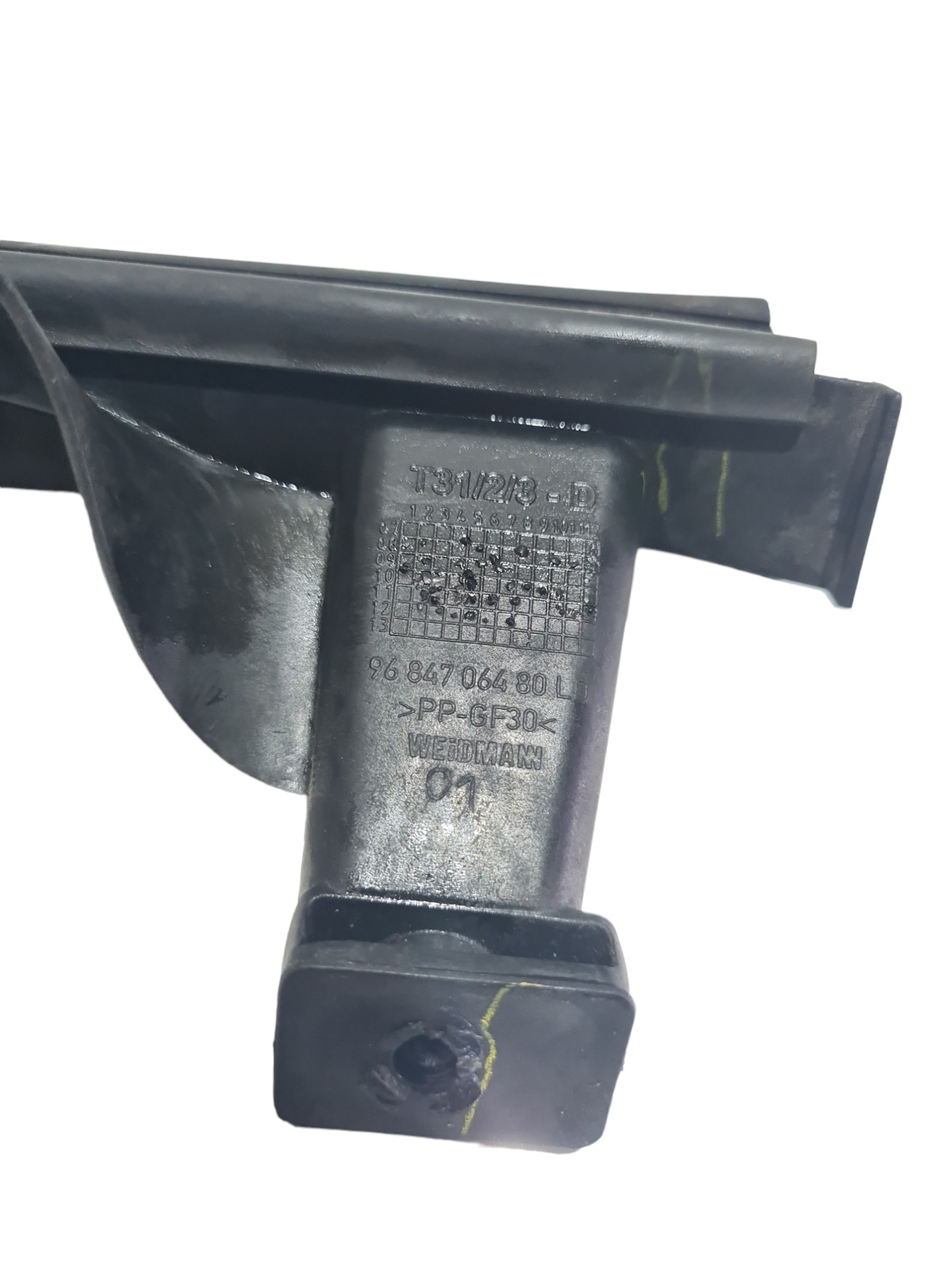 Canaleta Guia Vidro Dianteiro Ld Peugeot 207 9684706480 Preto 6