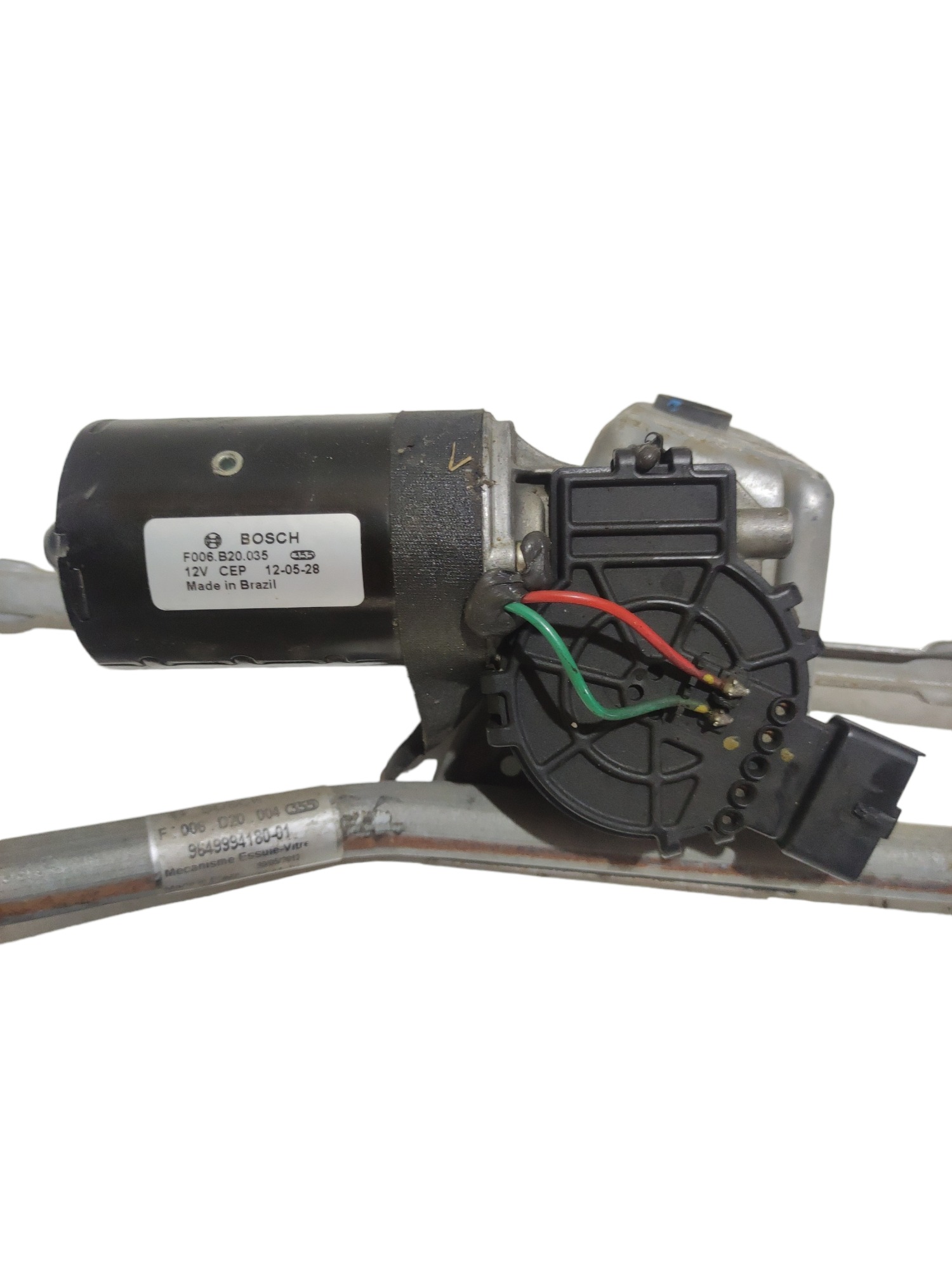 Máquina Motor Limpador Paabrisa Dianteiro Peugeot 207 206 4