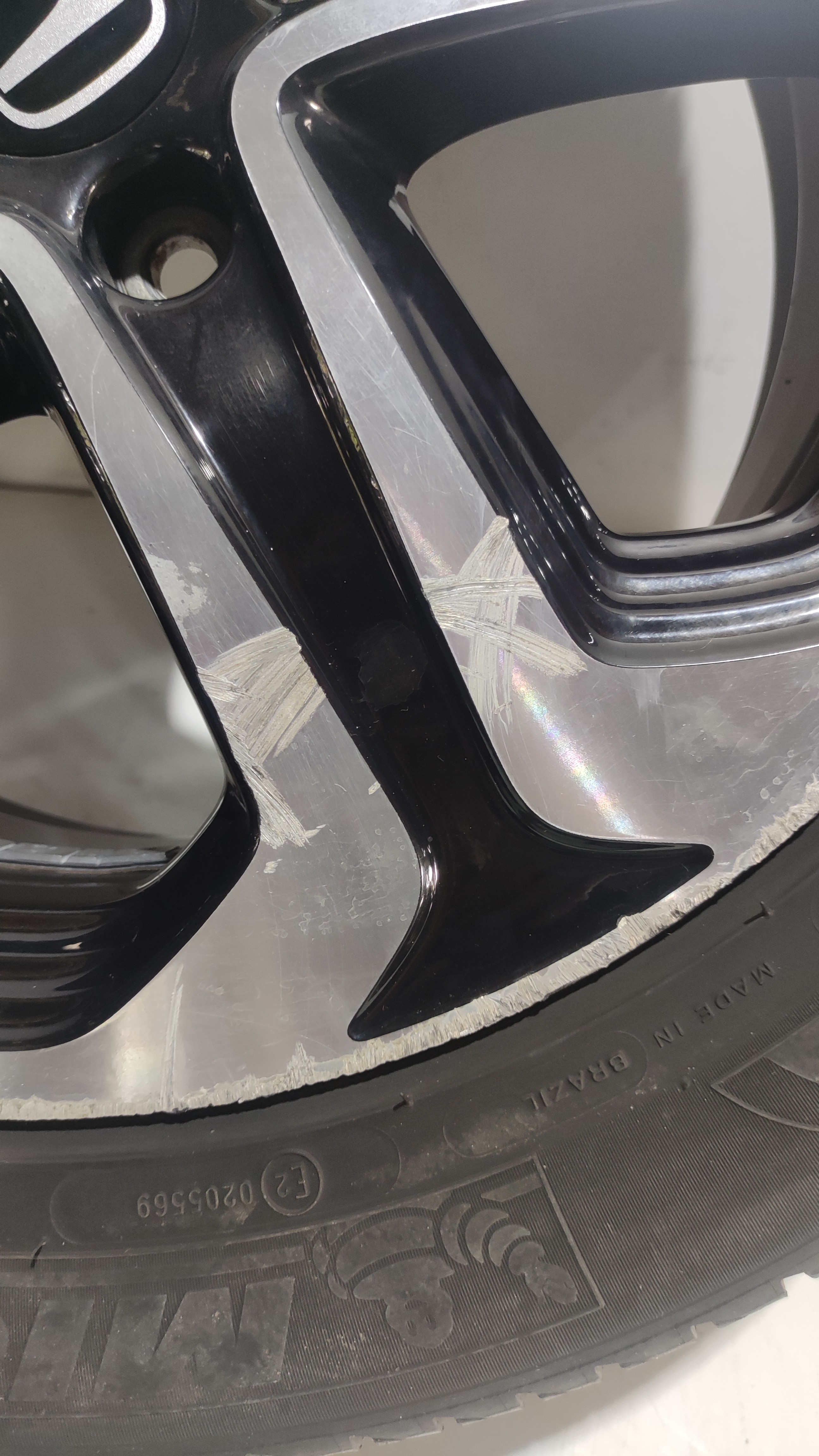 Jogo De Roda Com Pneu Honda Hrv Hr-v 2016 A 2020 Original  Cinza 7