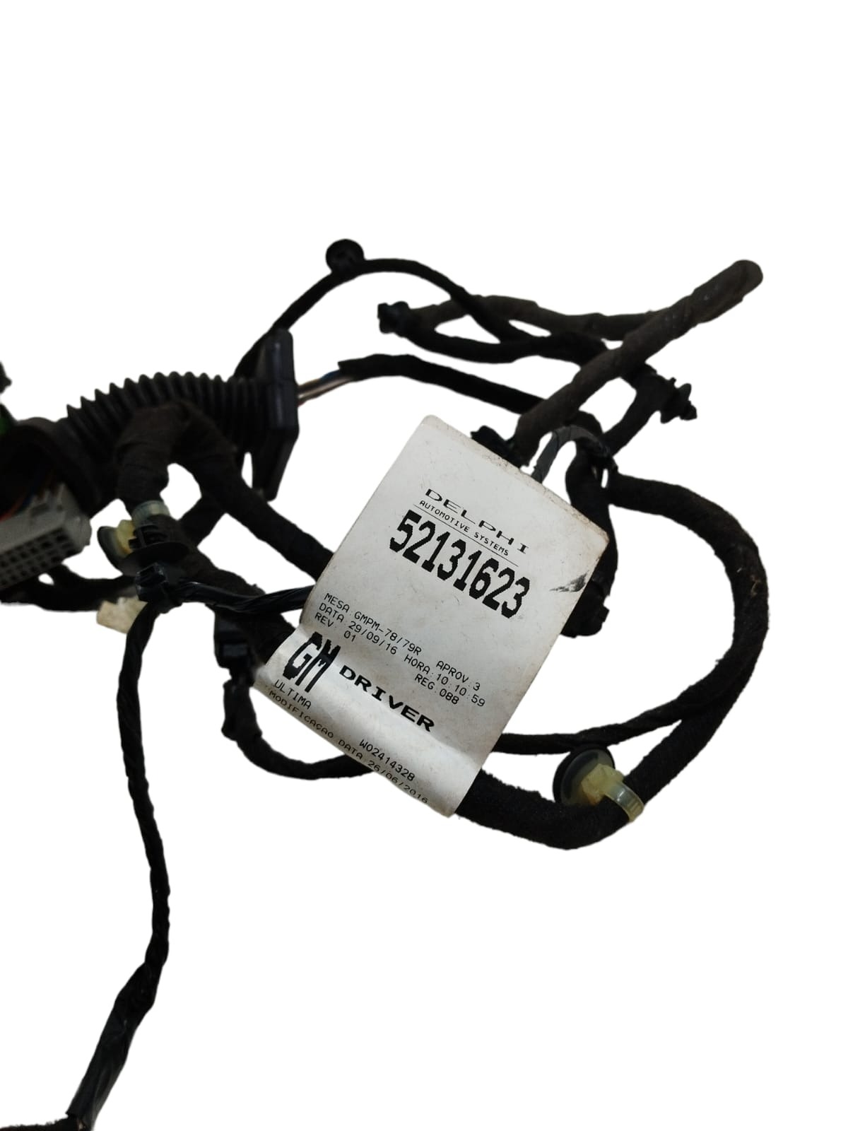 Chicote Porta Dianteira Esquerda Gm Spin 2017 52131623 5
