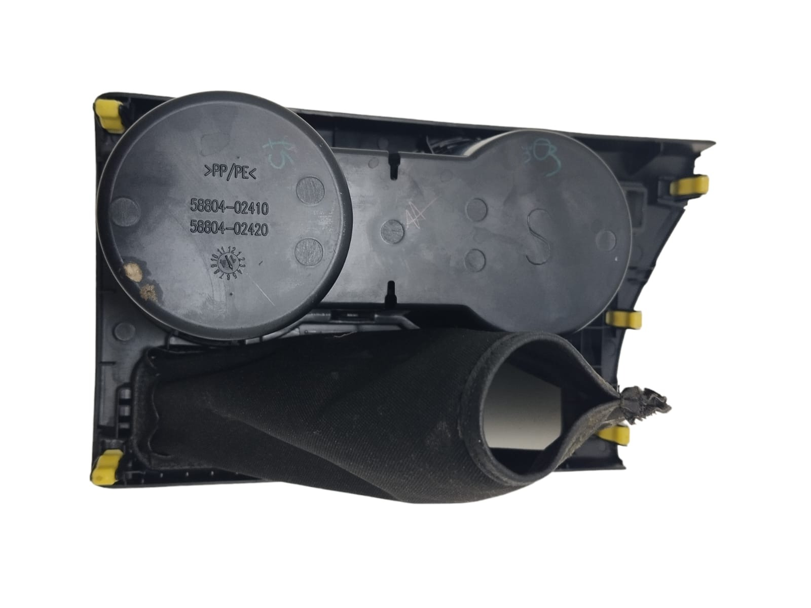Porta Copo Coifa Console Toyota Corolla 2015 A 2018  Preto 7