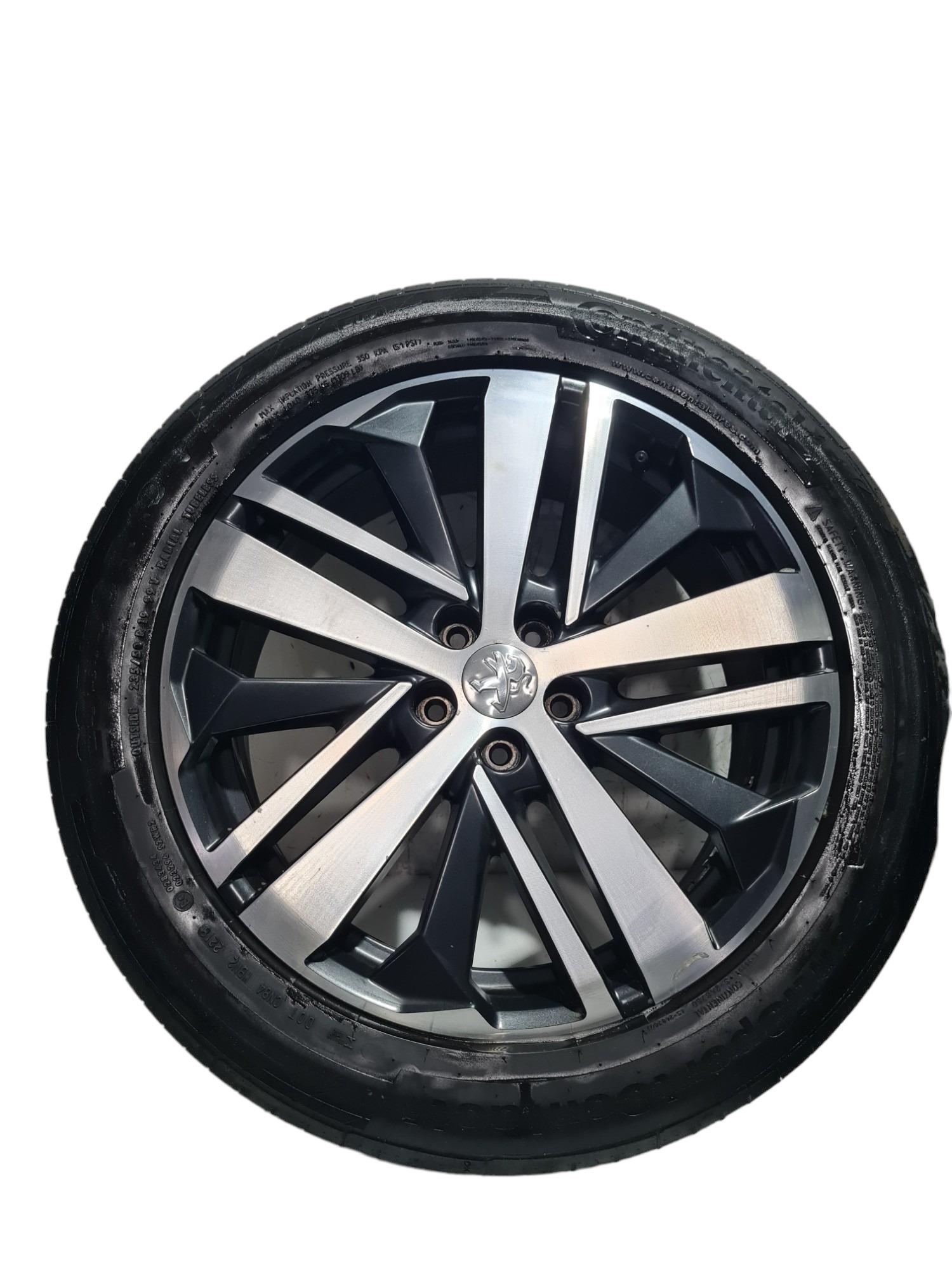 Jogo Roda Pneu Peugeot 3008 17 A 20 235/50 Aro 19 Ou Parte Preto 4