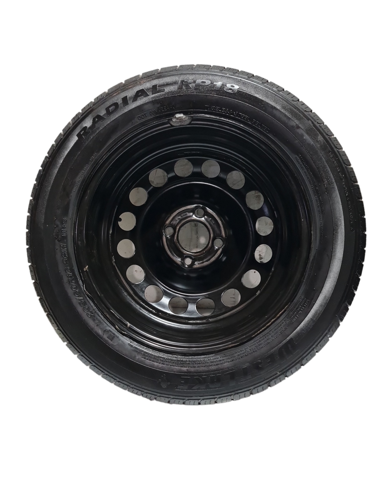 Roda Pneu Original Peugeot 2008 Aro 16 205/60 Leve Detalhe Preto 4