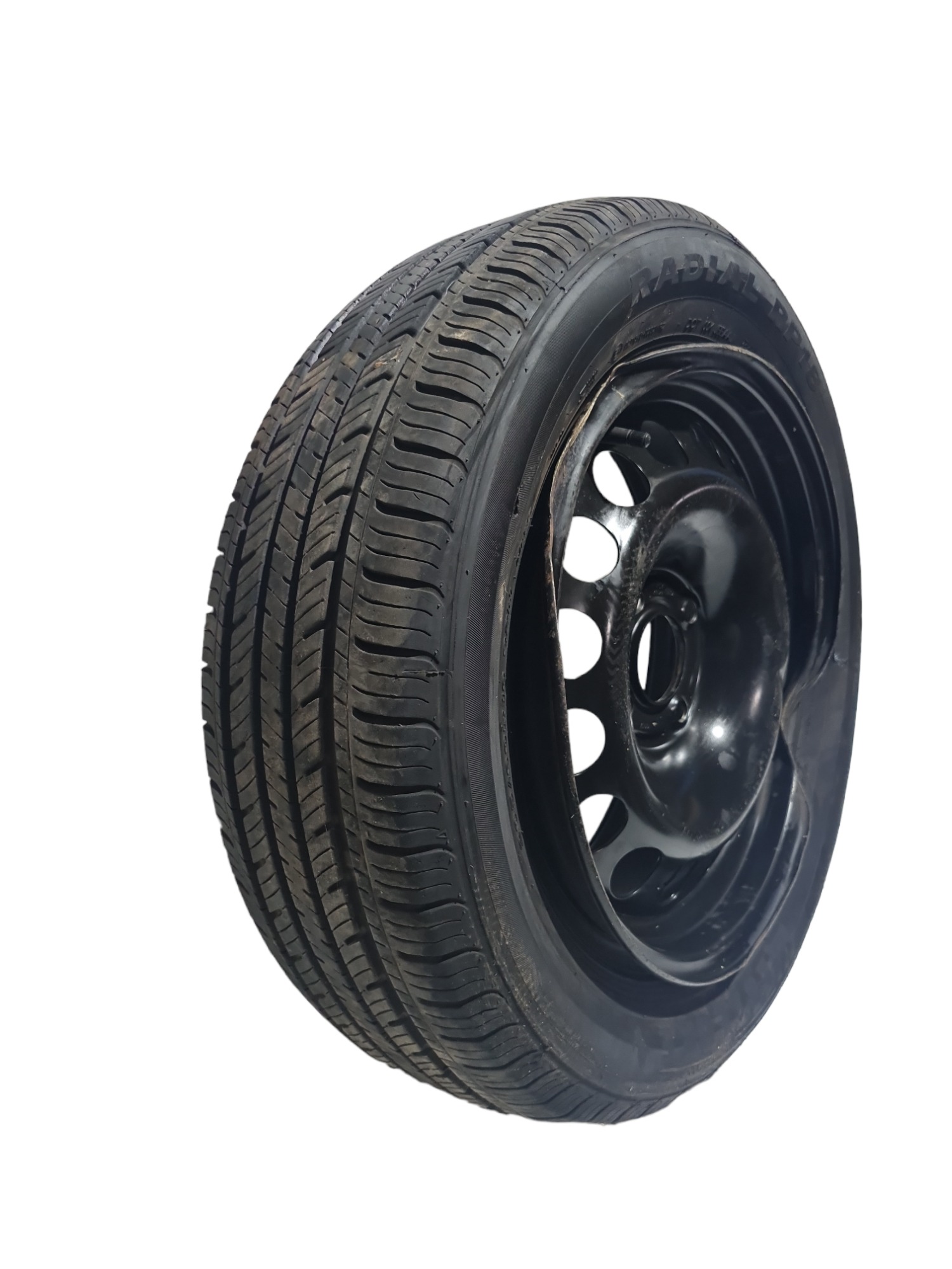 Roda C/ Pneu Peugeot 2008 Aro 16 205/60 C/ Detalhes Roda Preto 4