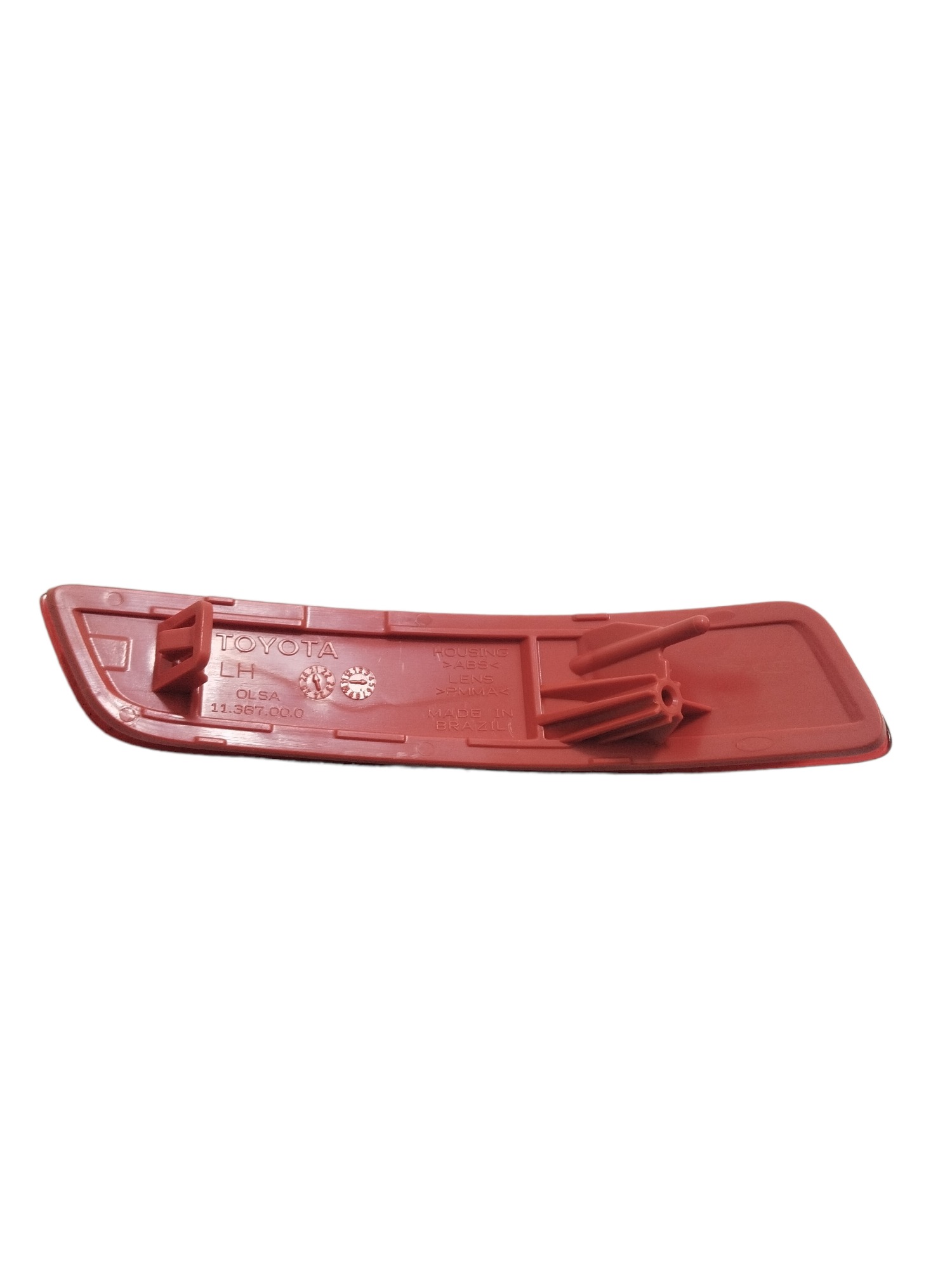 Refletor Tras Esqu Para-choque Corolla 2014 A 2019 Novo Vermelho 3