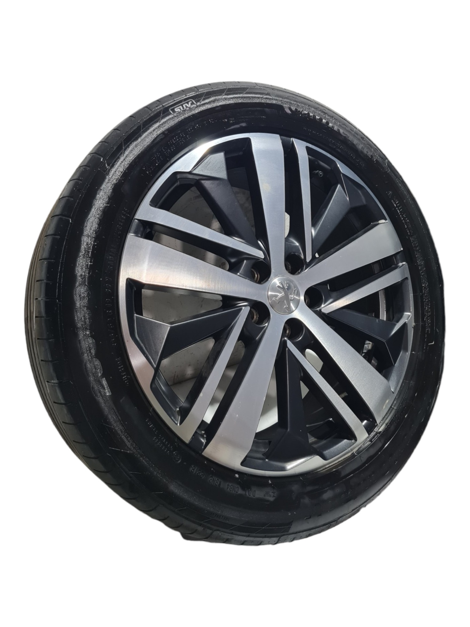 Jogo Roda Pneu Peugeot 3008 17 A 20 235/50 Aro 19 Ou Parte Preto 3