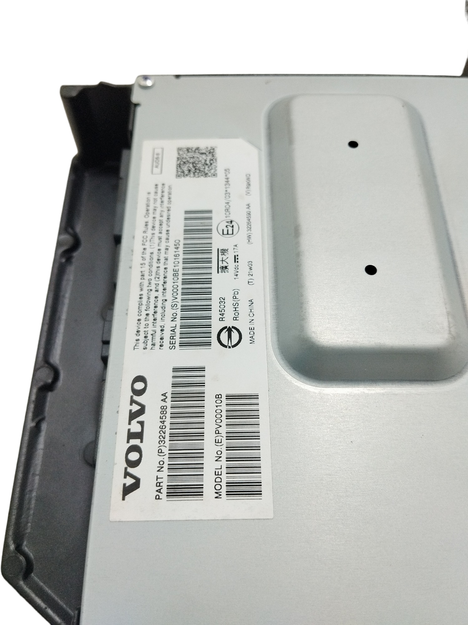 Módulo De Som Volvo Xc90 T8 2021/2022 32264588 Aa Preto 6