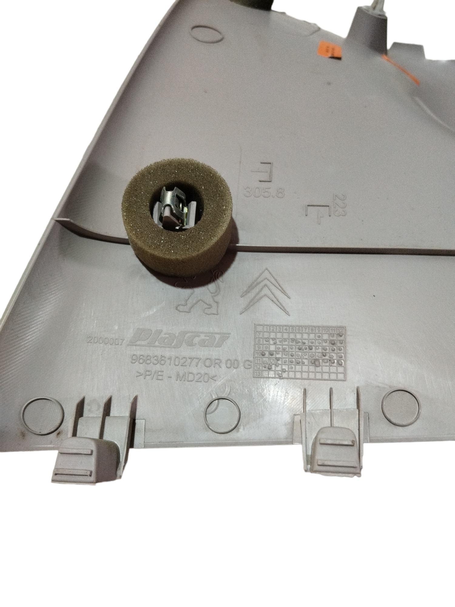 Par Suporte Bagageiro  Peugeot 207 2011 A 2013 6