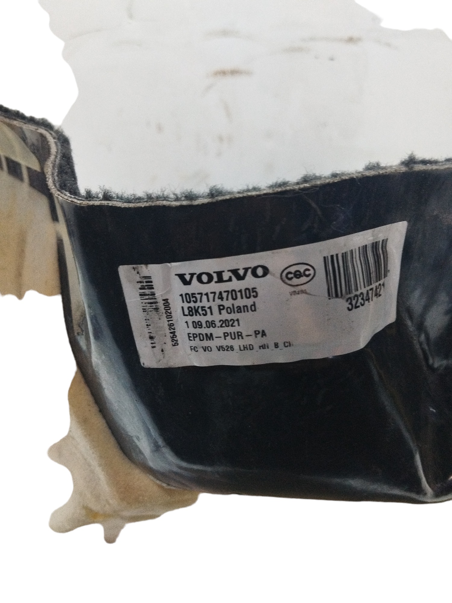 Carpete Tapete Dianteiro L.d Volvo Xc90 2022 105717470105 9