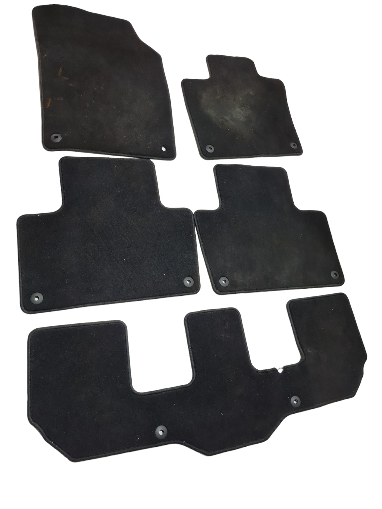 Jogo De Tapete Original Volvo Xc90 2021/2022 Preto 1