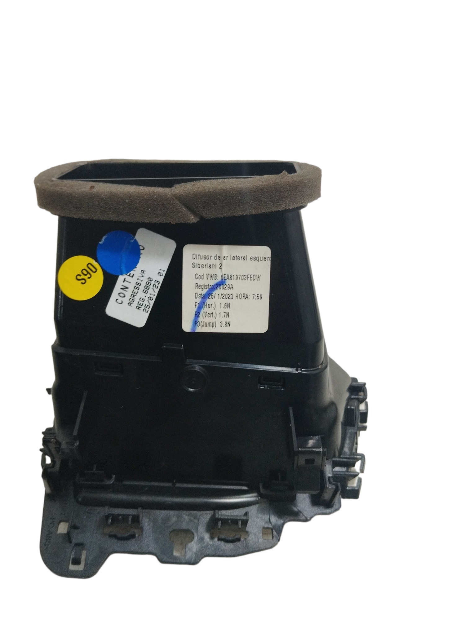 Difusor Ar Lateral Esquerdo Volkswagen Nivus 2021 2022 6