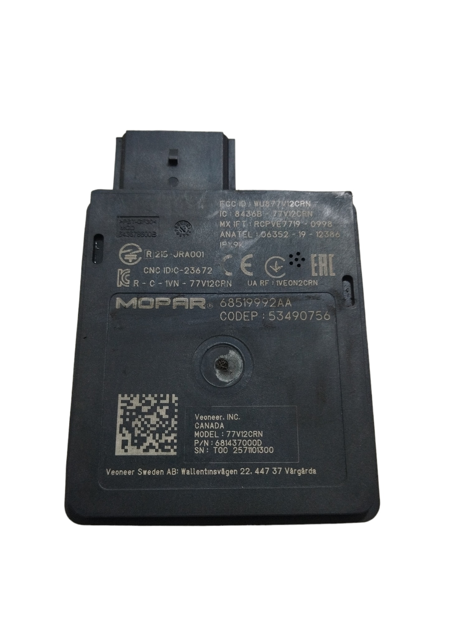 Módulo Detectação. Cego Jeep Commander 2022/2023 68519992a 4