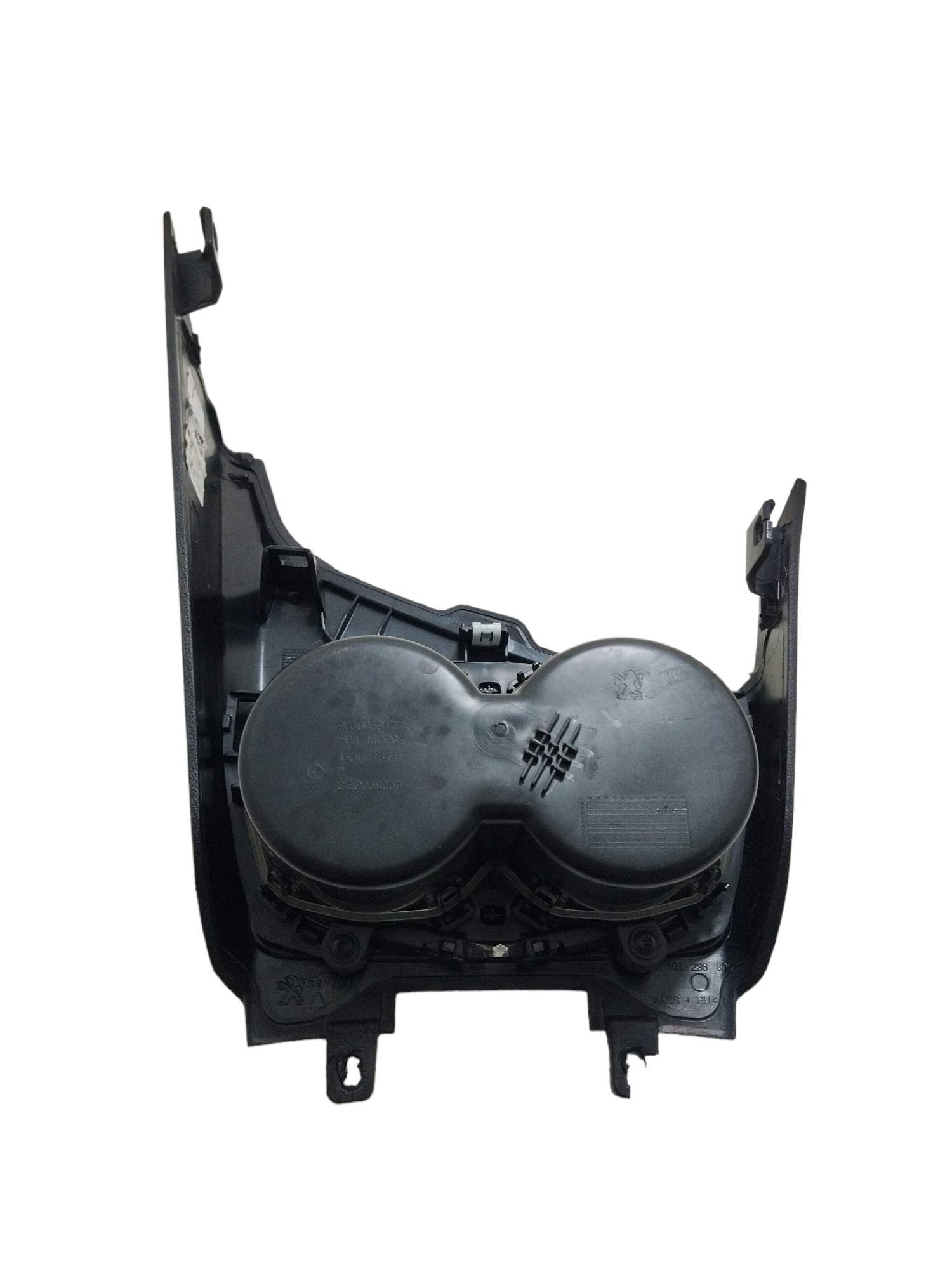 Porta Copos Console Peugeot 3008 2017 2020 Com Detalhe Preto 5