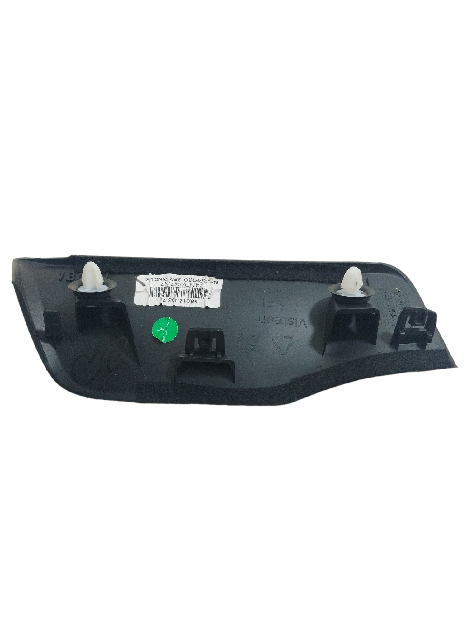 Moldura Interna Retrovisor Direito Peugeot 208 E 2008 Orig 5