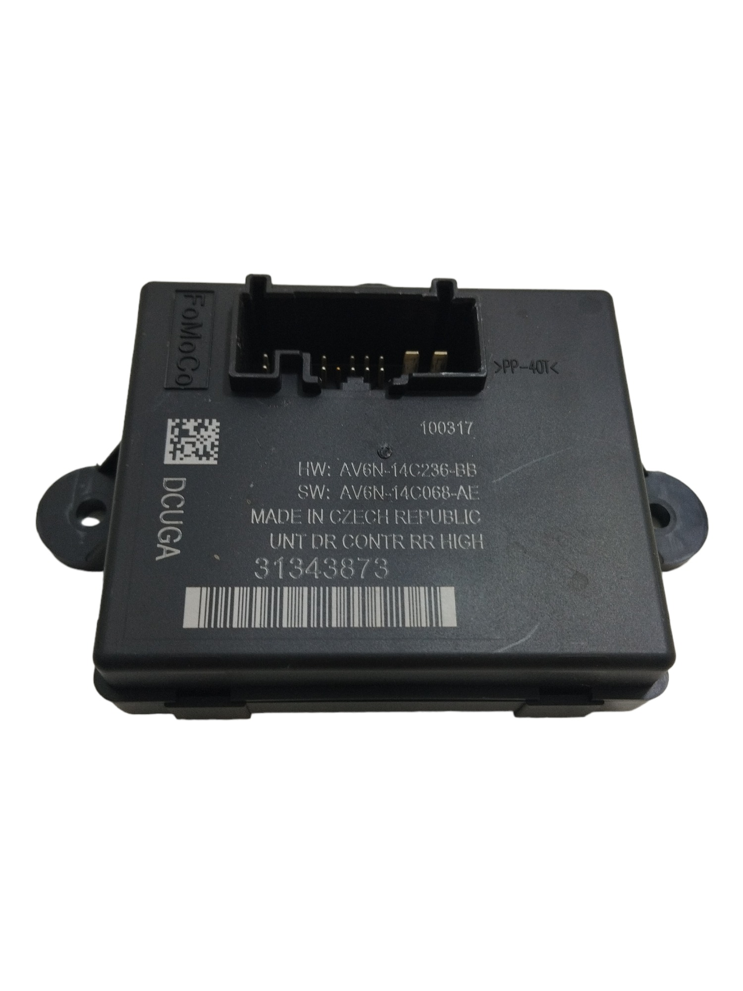 Módulo Porta Traseira Volvo V40 Cross Country T4 Esq Ou Di Preto 5