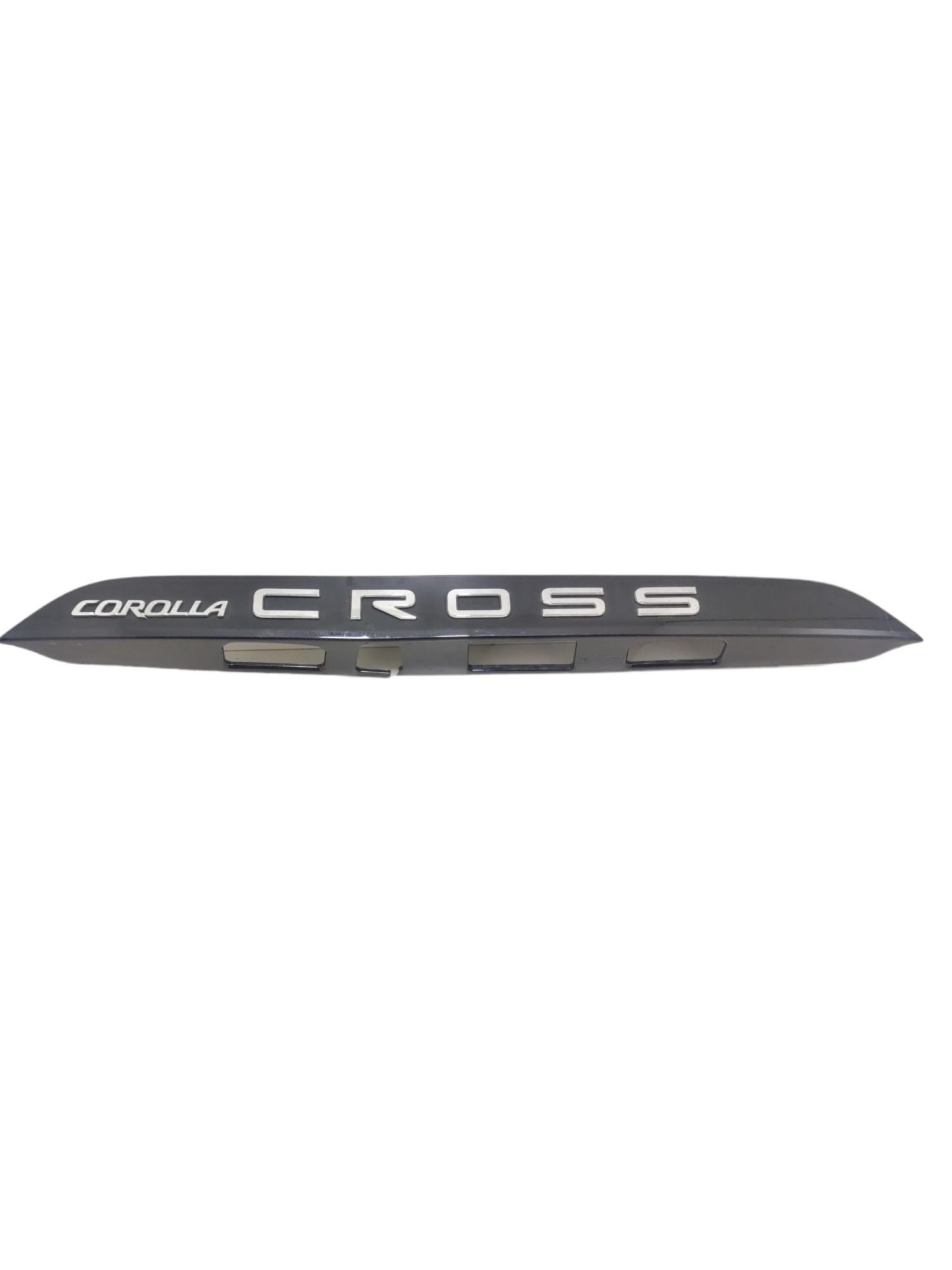 Moldura Traseira Tampa Porta Mala Corolla Cross 2022 2023 Preto 1