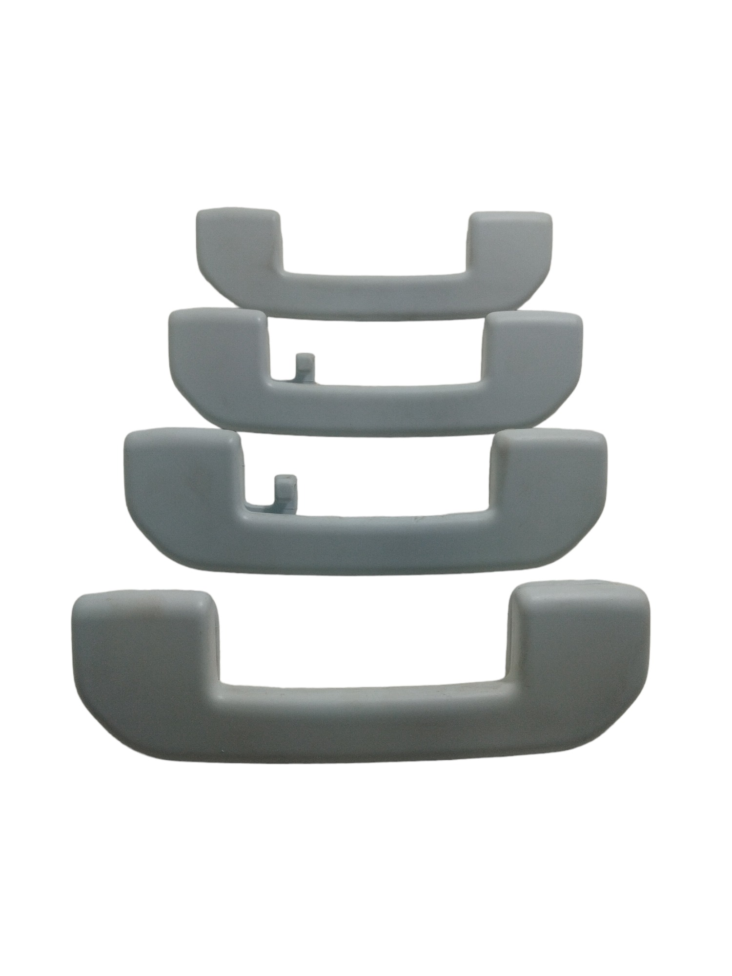 Kit Alça De Mão Teto Peugeot 3008 2017 2018 2019 Original Cinza 1