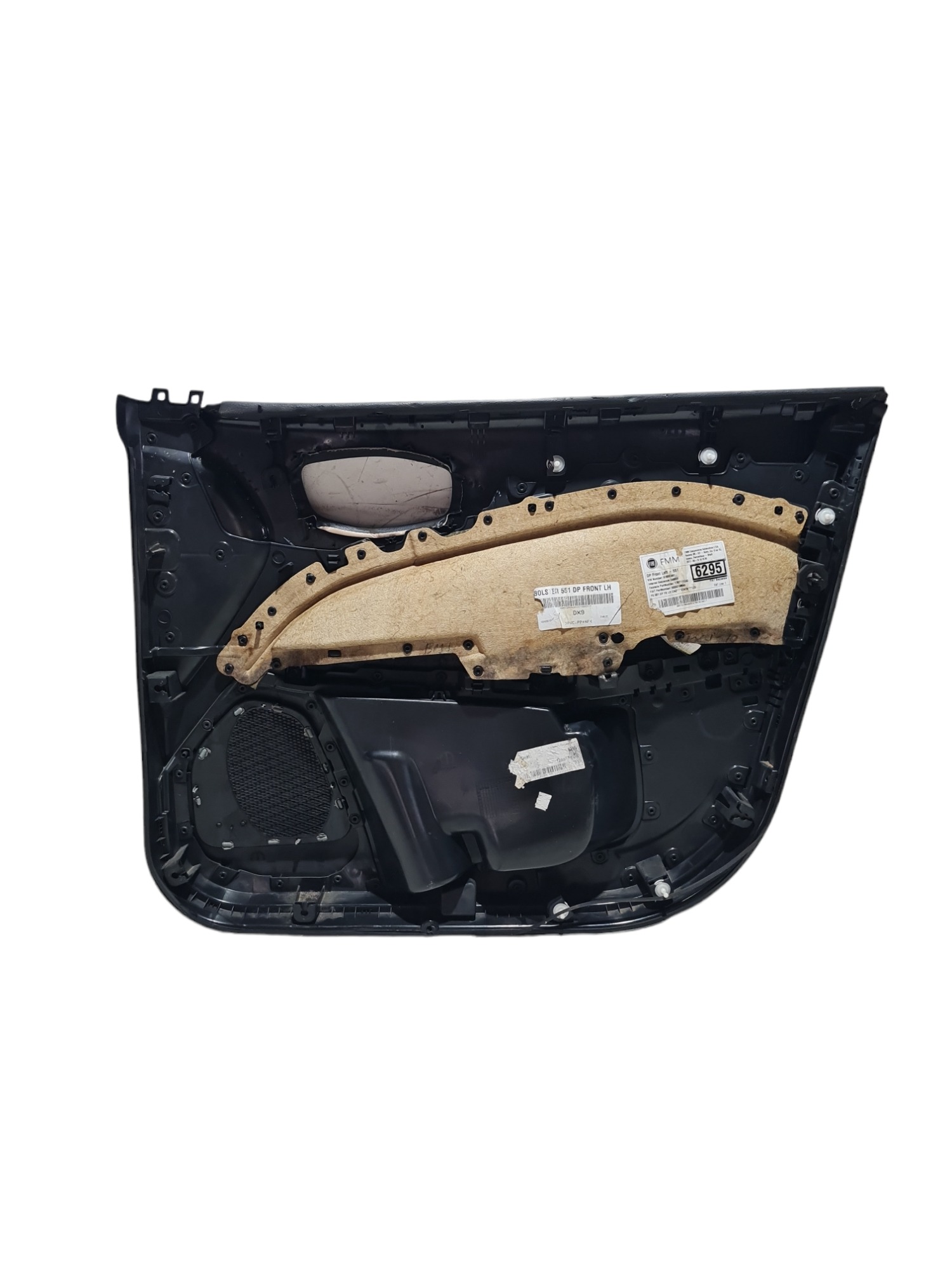 Forro De Porta Dianteiro Esquerdo Jeep Compass Preto 6