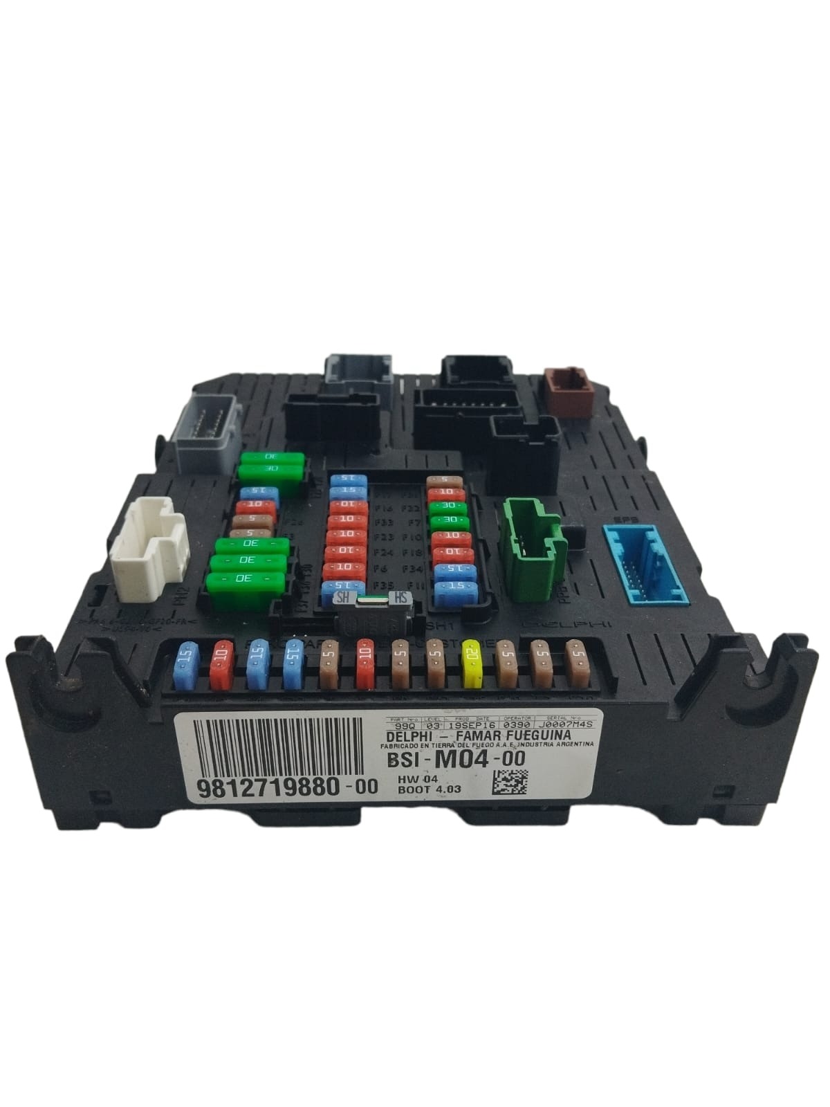 Módulo Bsi Citroen C3 2016 2017 9812719880 2