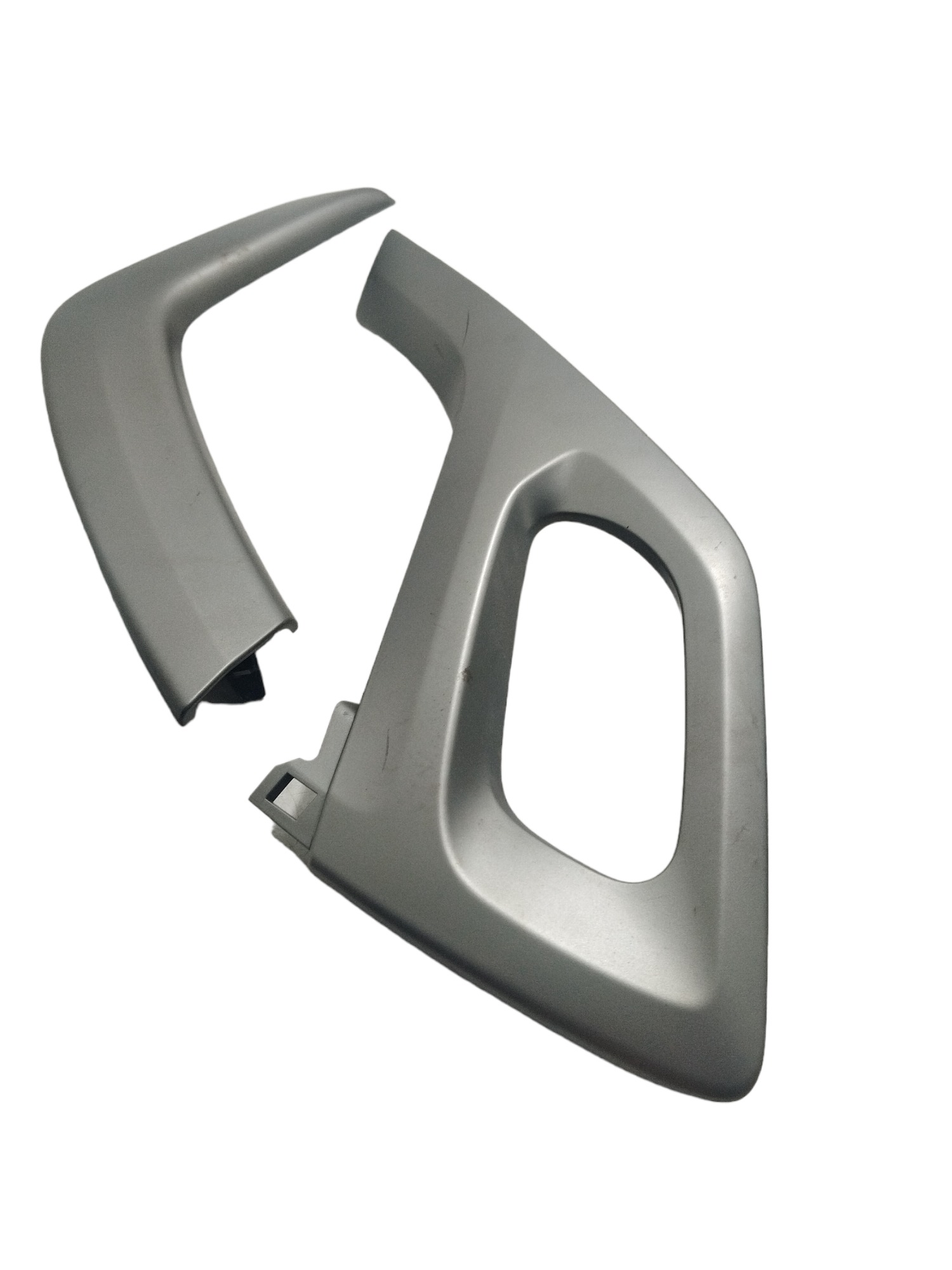 Molduras Porta Dianteira Esquerda Peugeot 2008 Original Prata 4