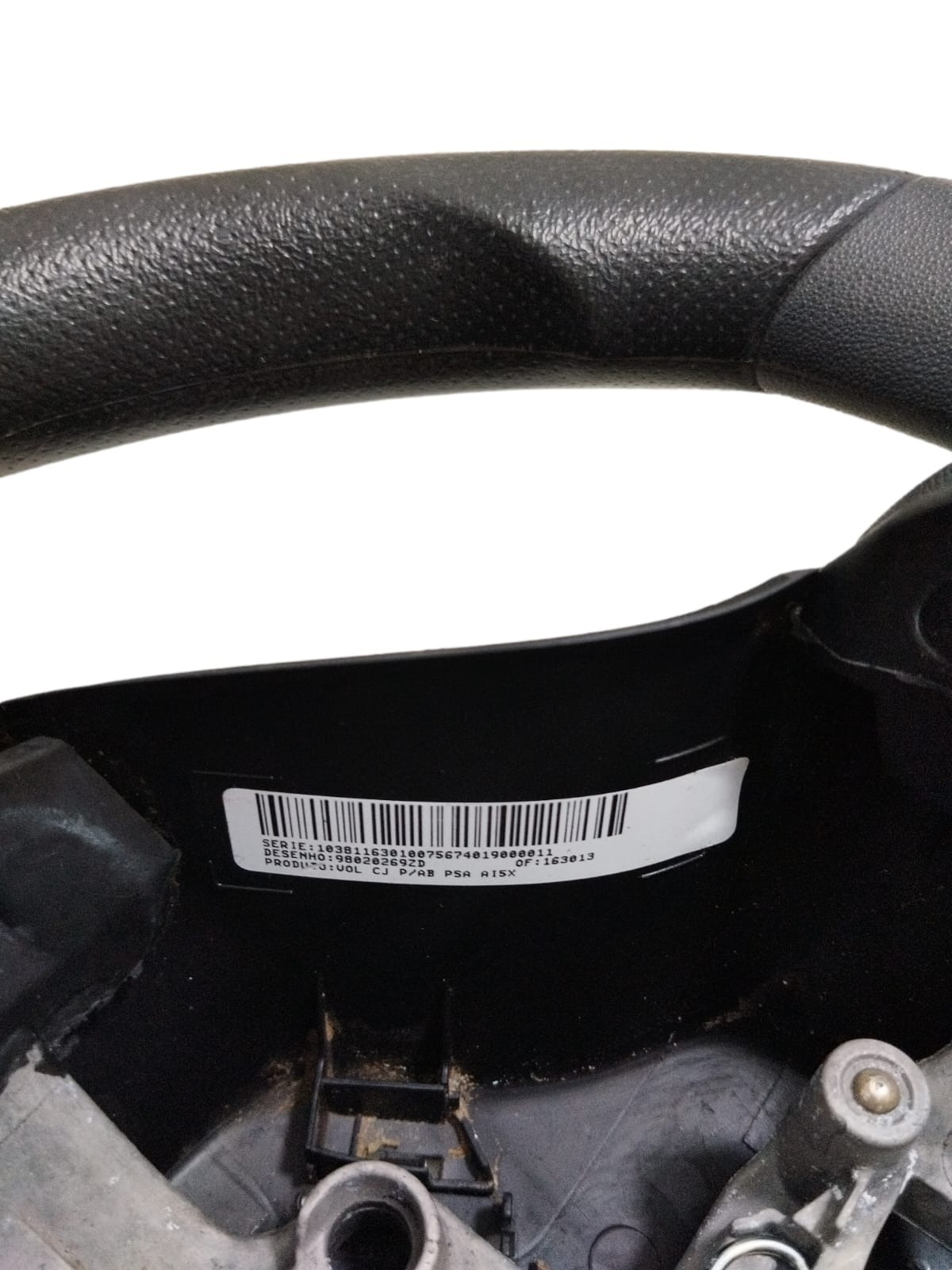 Volante Citroen C3 2016/2017 Original Cod 4008386 Preto 3