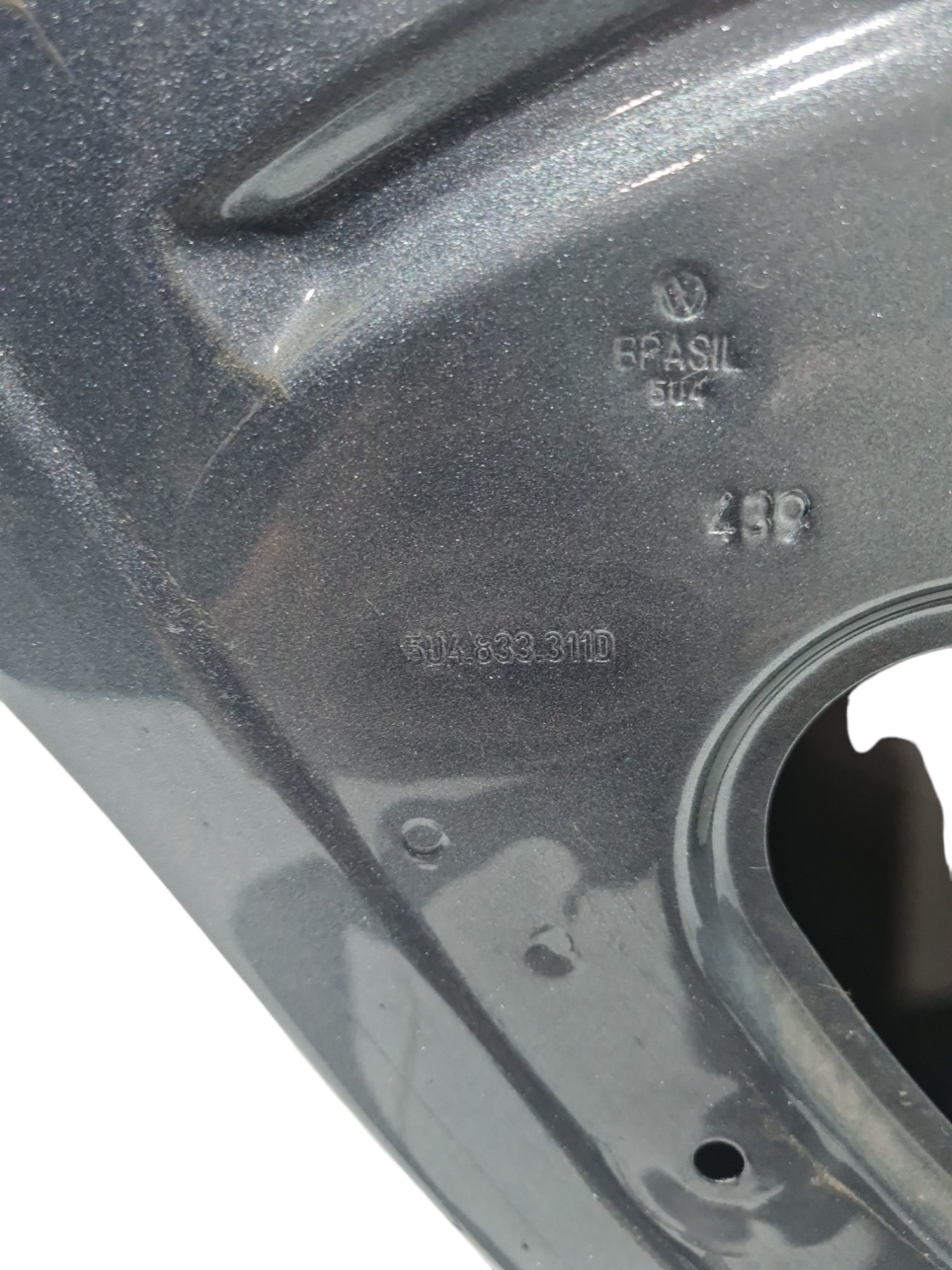 Porta Traseira Esquerda Vw Gol E Voyage G8 Leve Detalhe Traseira Esquerda Cinza 5