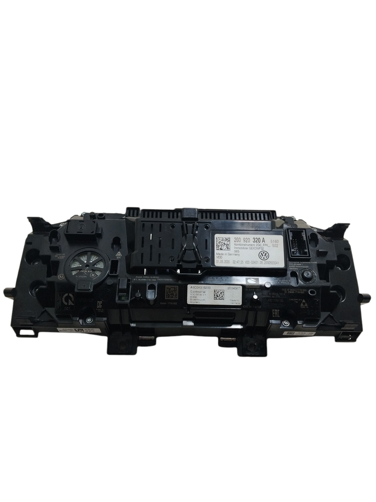 Painel Instrumentos Volkswagen T-cross 2021/2022 2g0920320 Preto 6