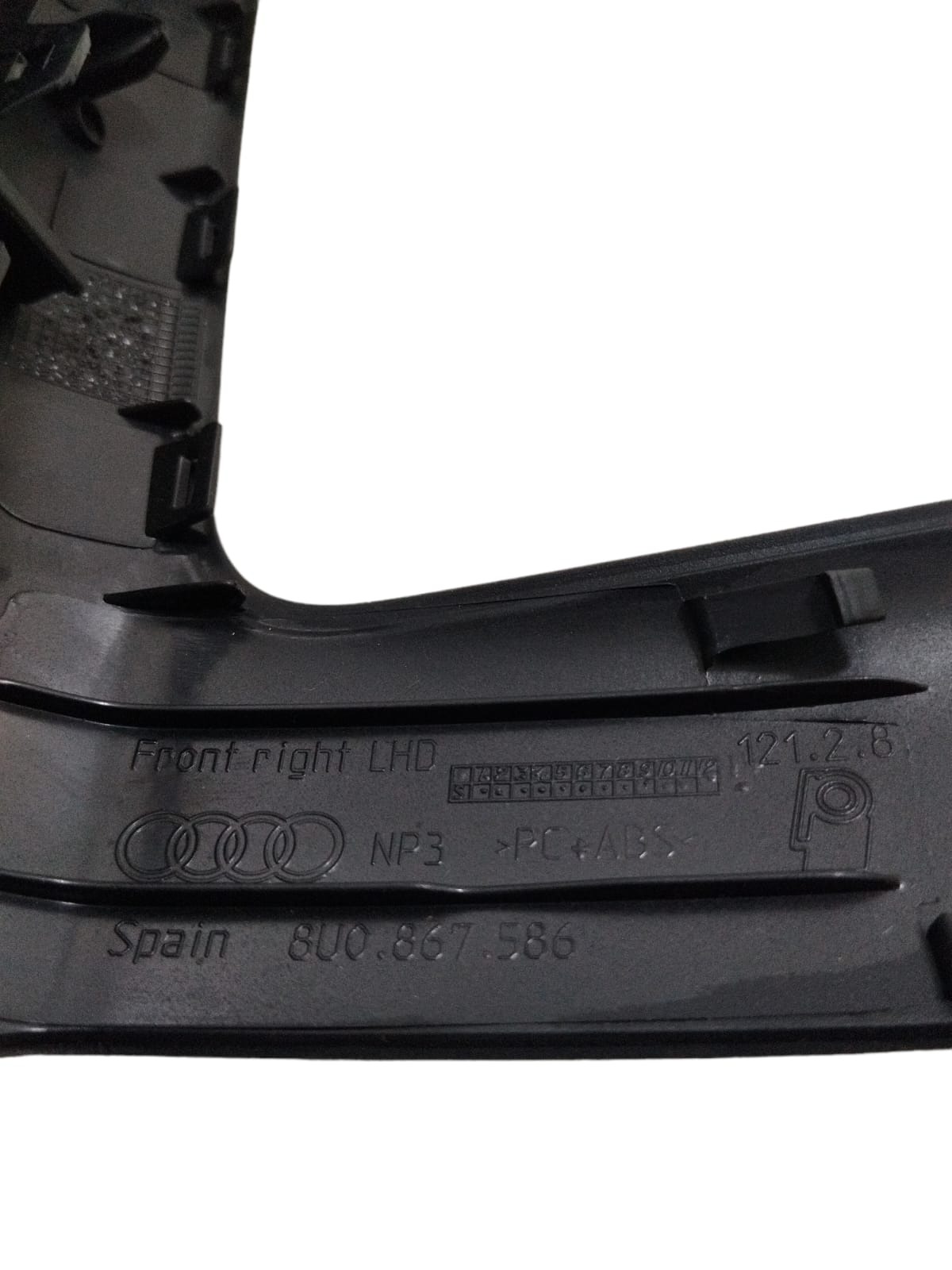 Capa Puxador Dianteiro Direito Audi W3 2017 8u0867586 6
