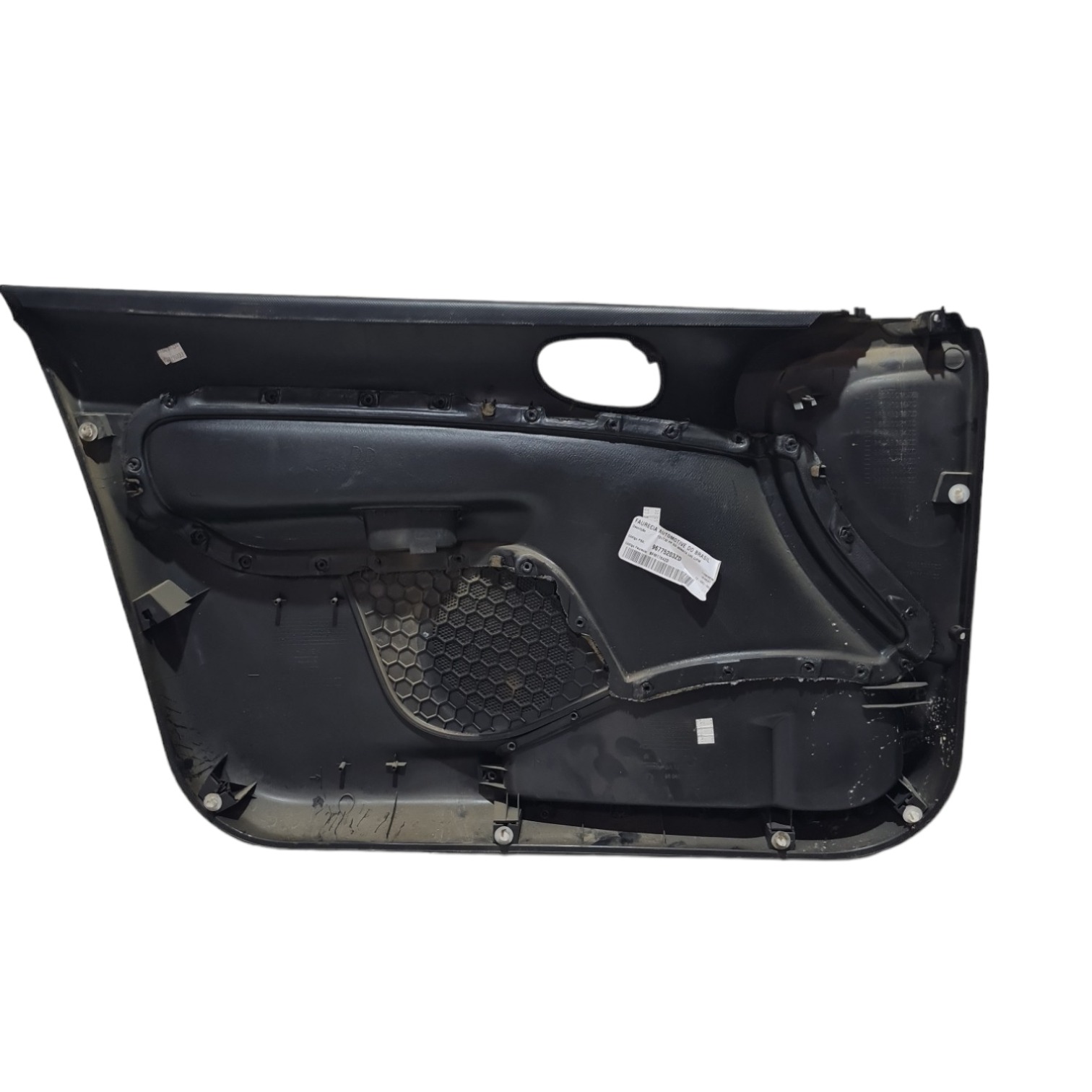 Forro De Porta Dianteiro Direito Peugeot 207 Preto 3