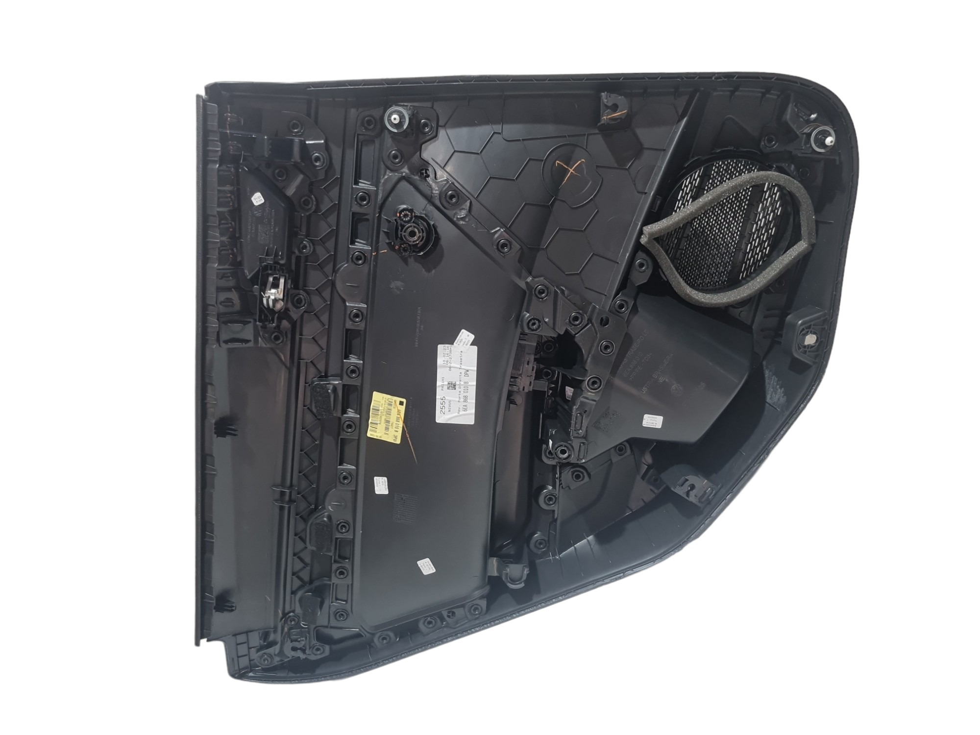 Forro Porta Traseiro Direito Vw Nivus Polo 2022 6ea868010b Preto 5