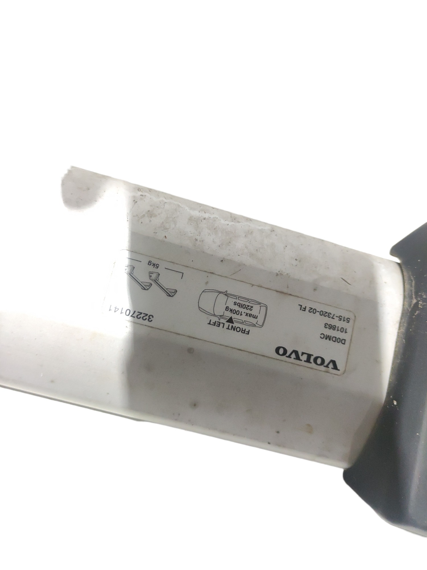Rack De Teto Completo Volvo Xc90 2021 2022 2023  Cinza 6