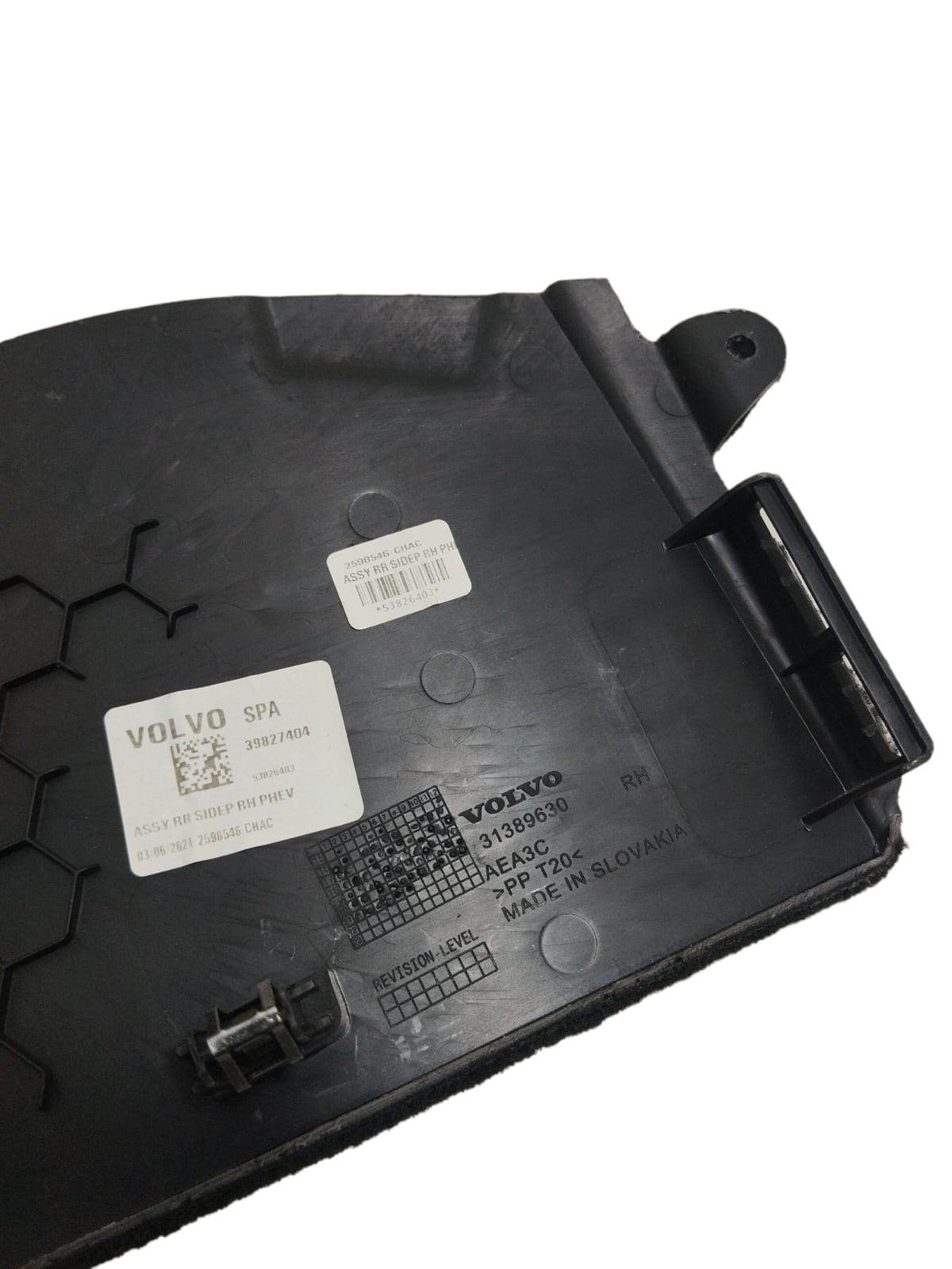 Acabamento Console Lado Direito Carpete Do Xc90 2021/2022 5