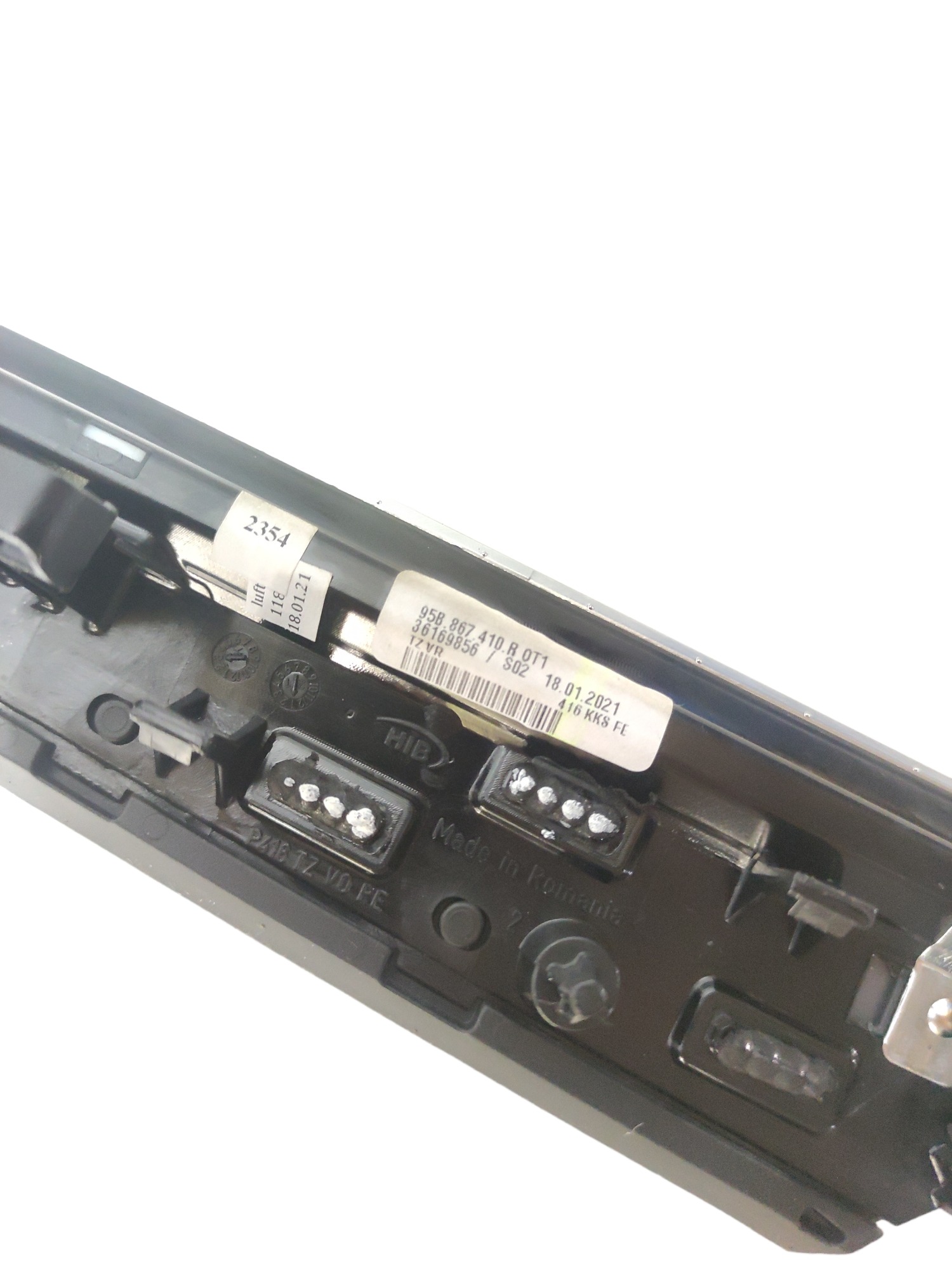 Friso Acabamento Porta Dianteira Porsche Macan 2021  Preto 6
