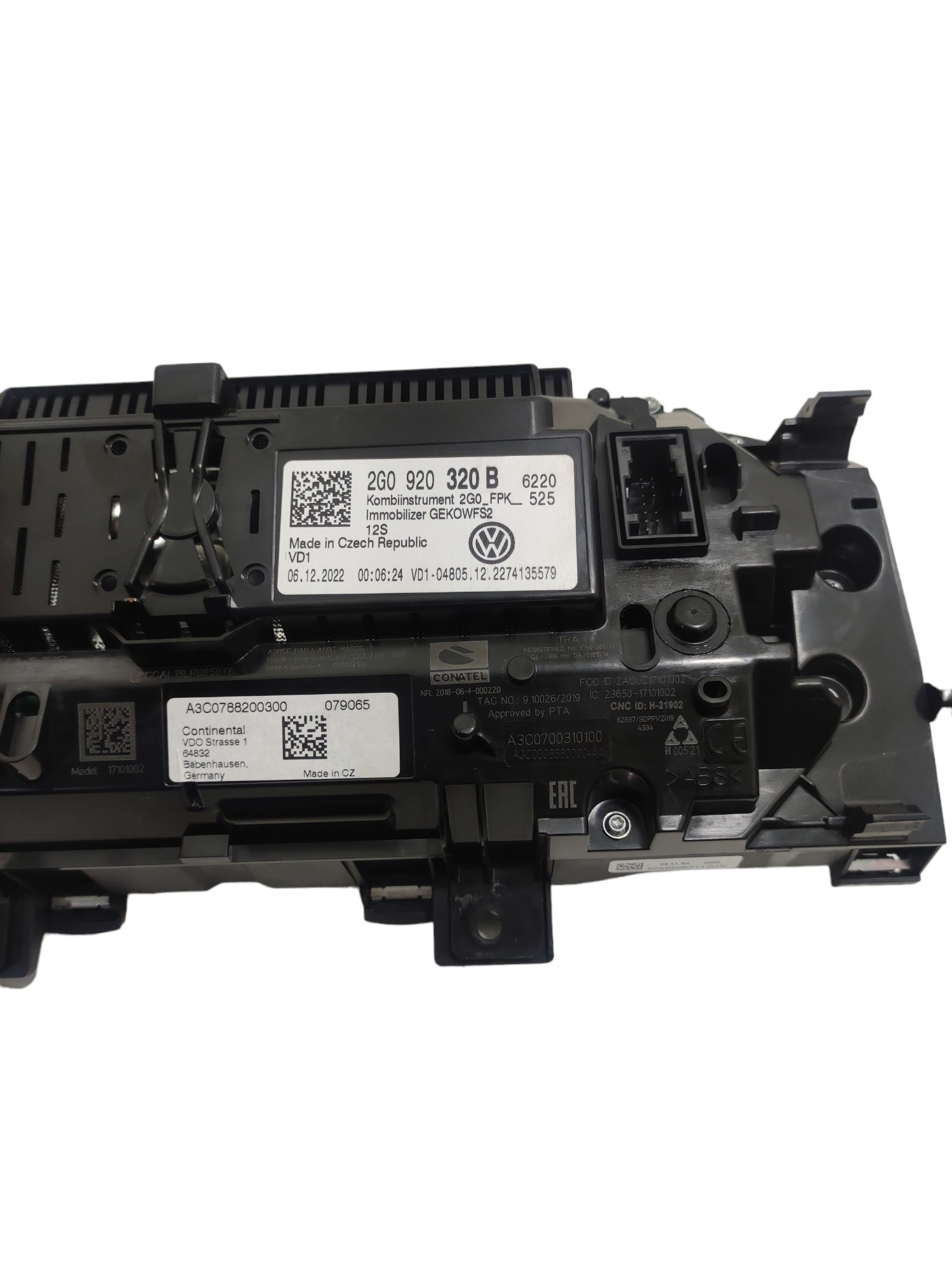 Painel De Instrumentos Volkswagen Nivus 2023 2g0920320b Preto 4