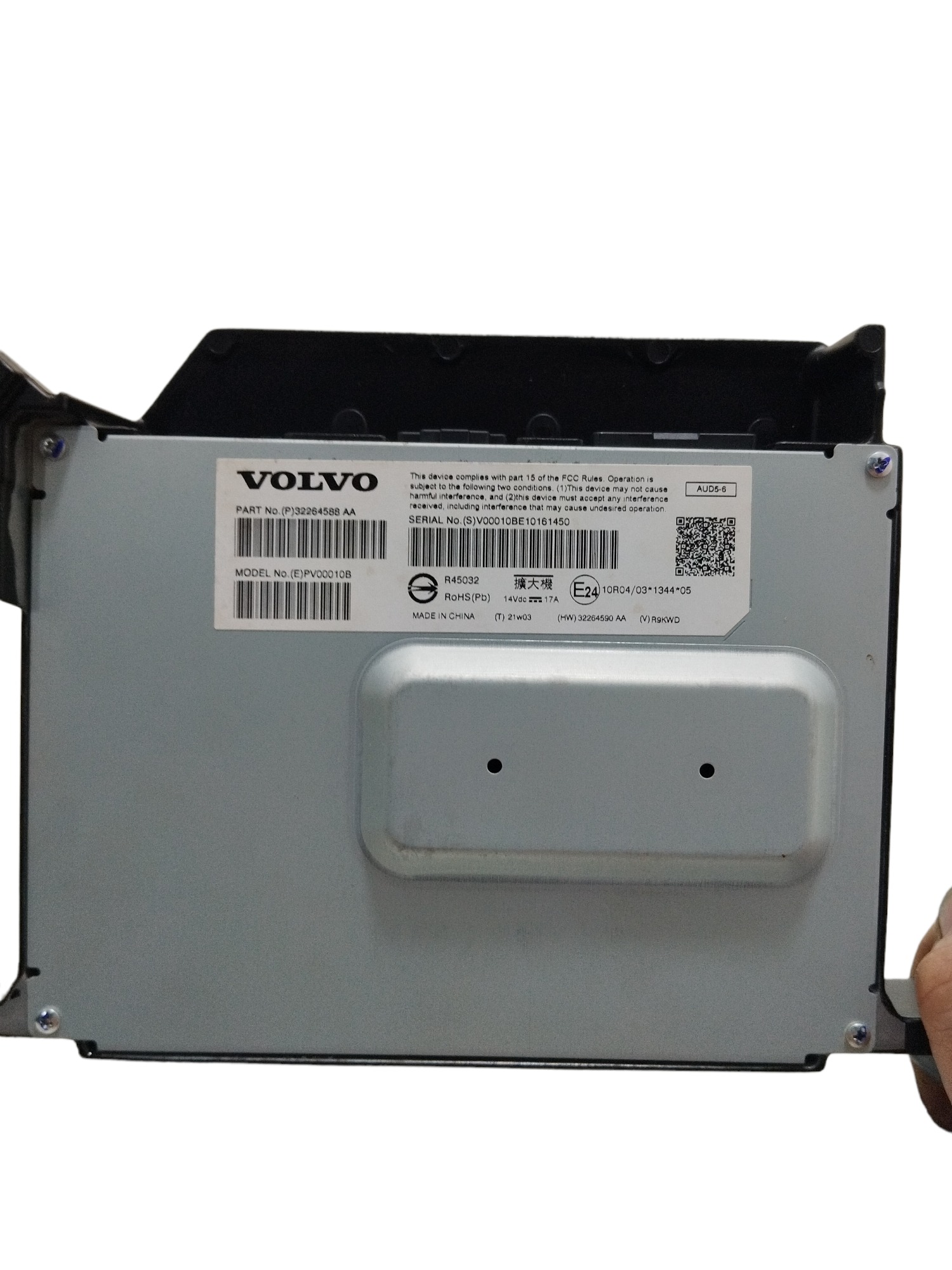 Módulo De Som Volvo Xc90 T8 2021/2022 32264588 Aa Preto