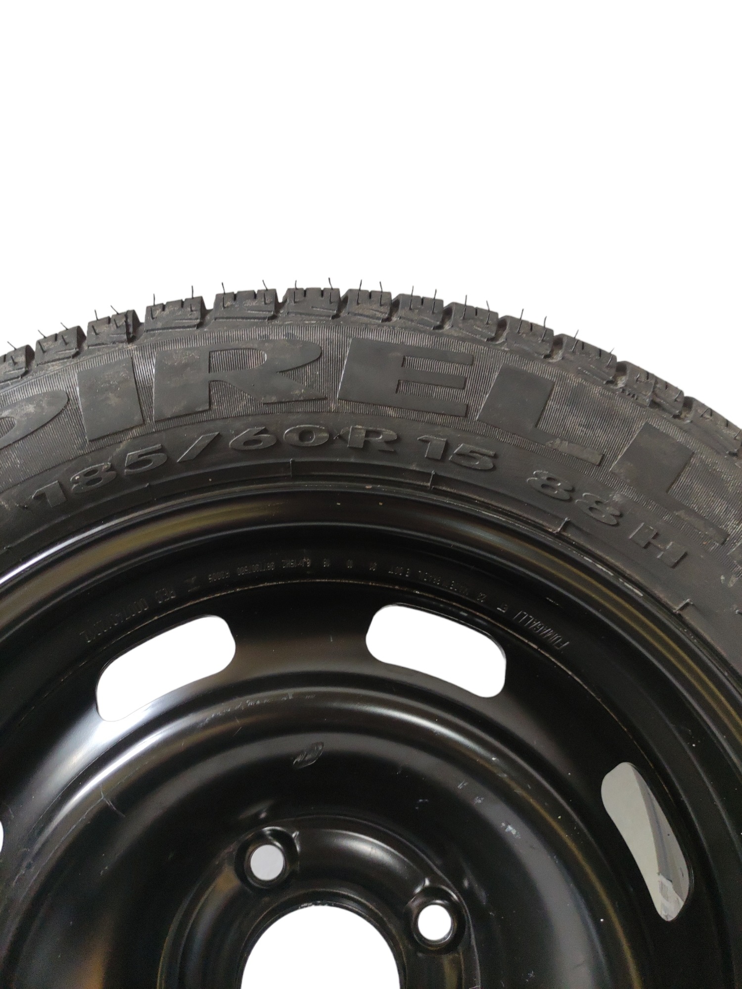 Estepe Estado De Novo Citroen C3 185/60 Aro 15 Pirelli Preto 6