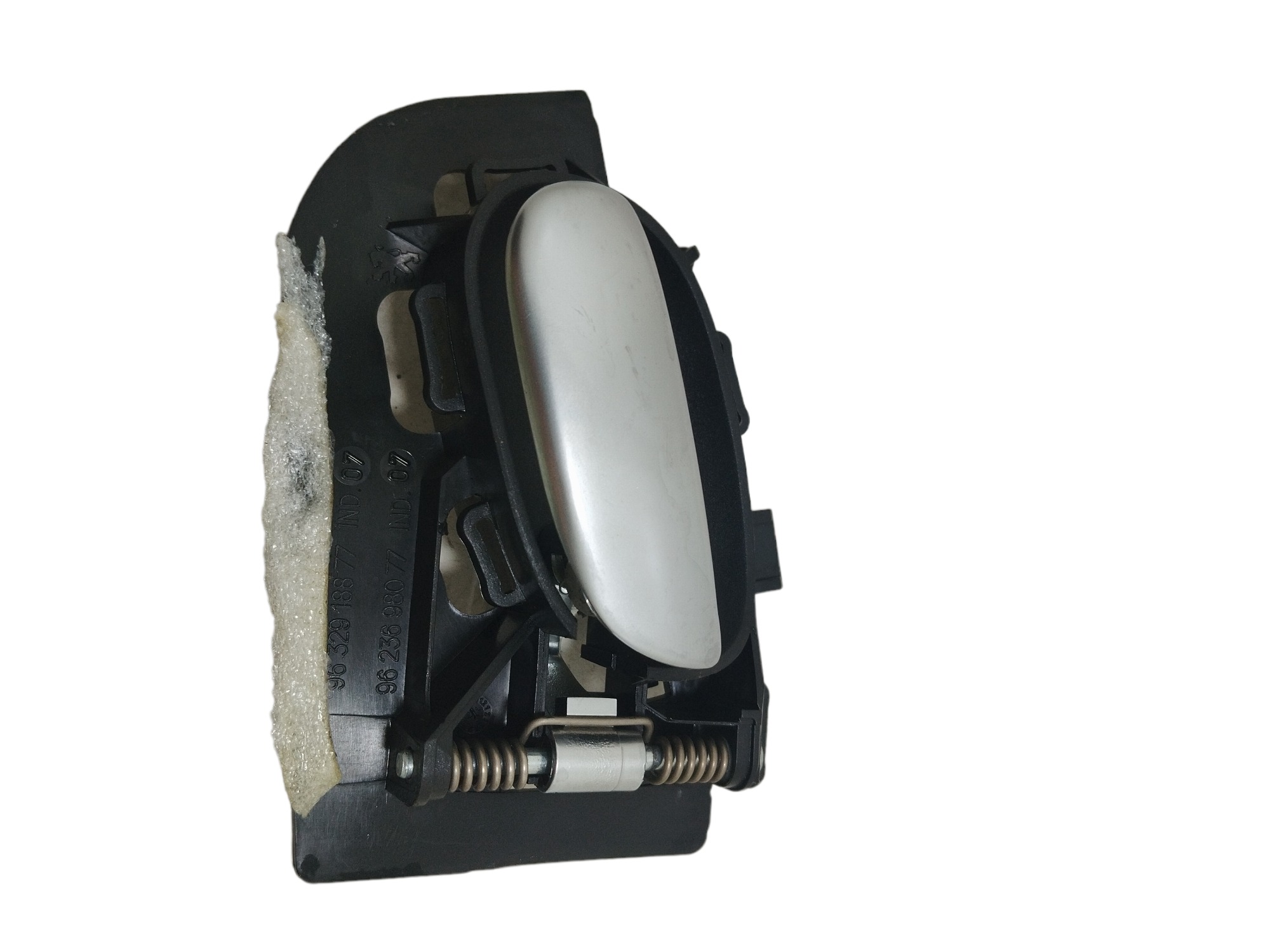 Maçaneta Interna Direita Peugeot 206 207 2011 2012 2013 Prata Dianteira 5