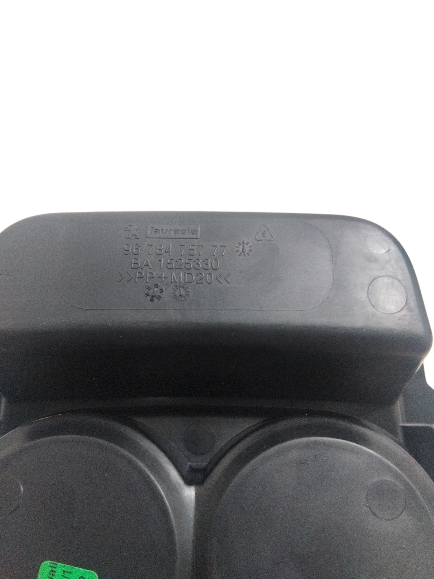 Moldura Porta Copos Peugeot 2008 2017/2018 2019 Original Preto 6