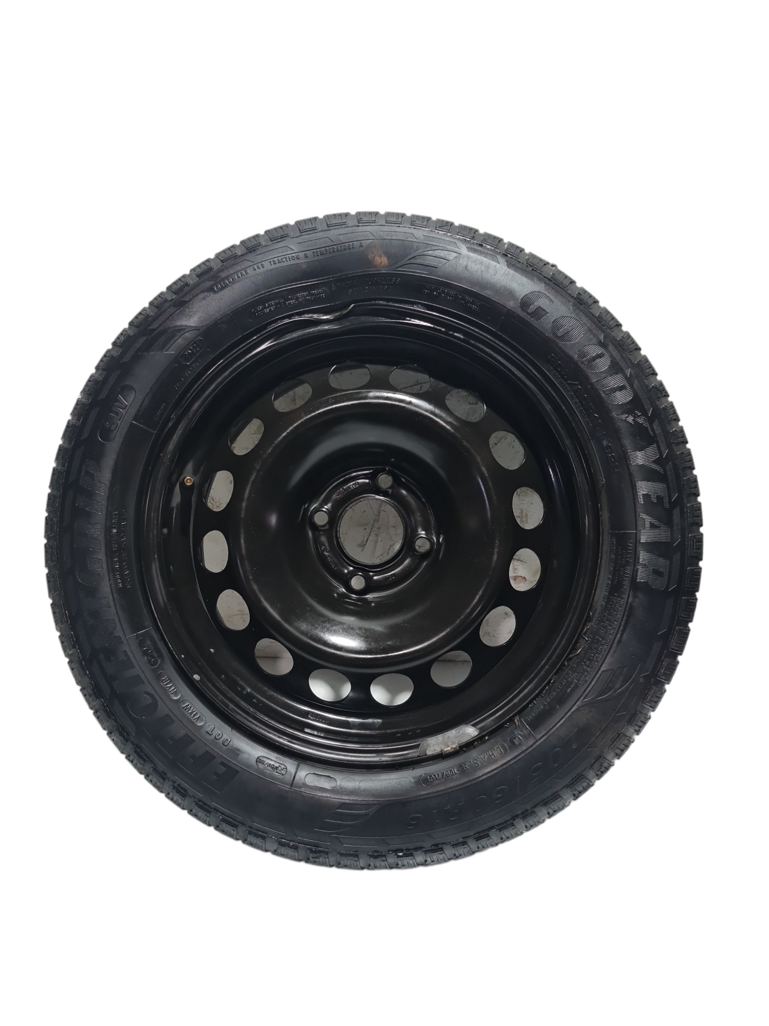 Roda Pneu Original Peugeot 2008 Aro 16 205/60 Leve Detalhe Preto 1