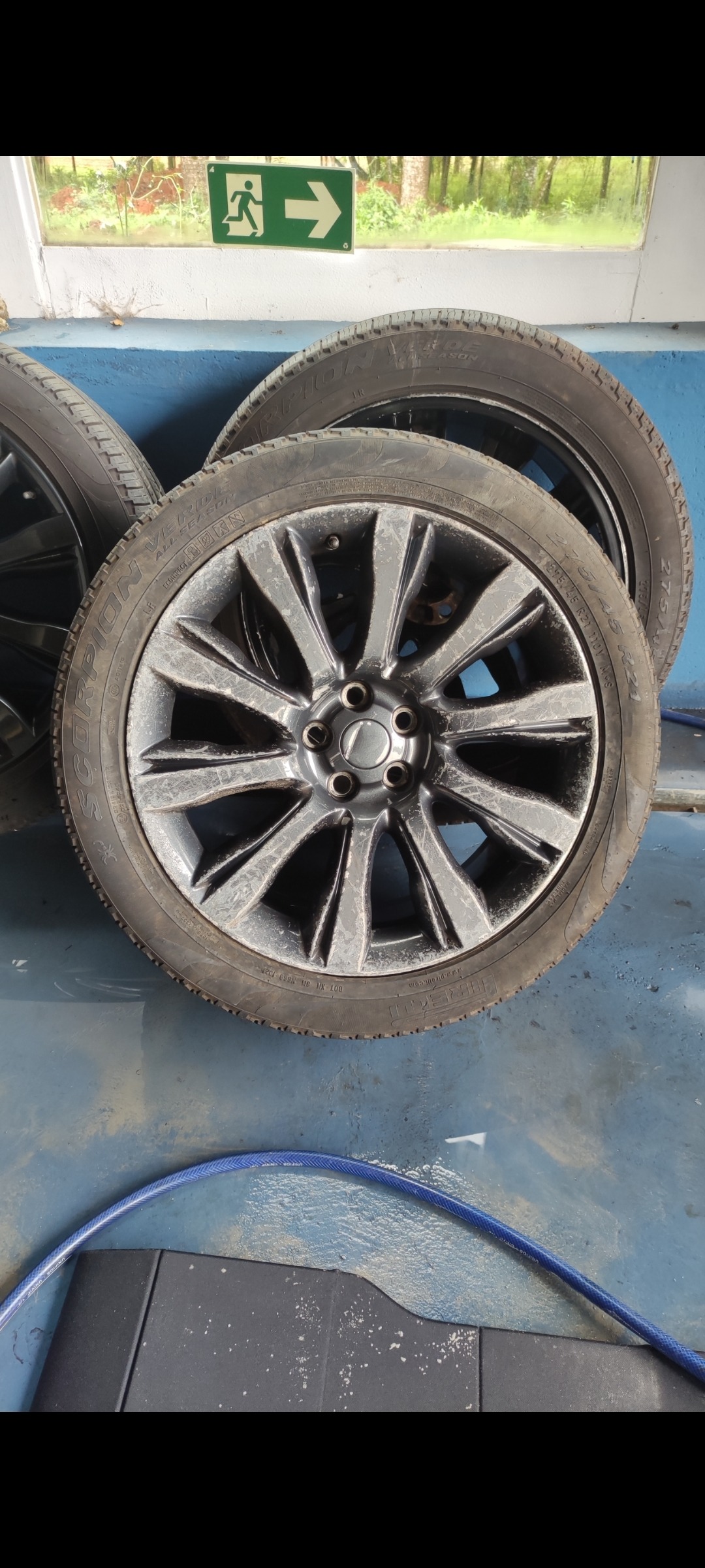 Jogo De Roda Original E Pneu Range Rover Vogue 2015 2016 Cinza 7
