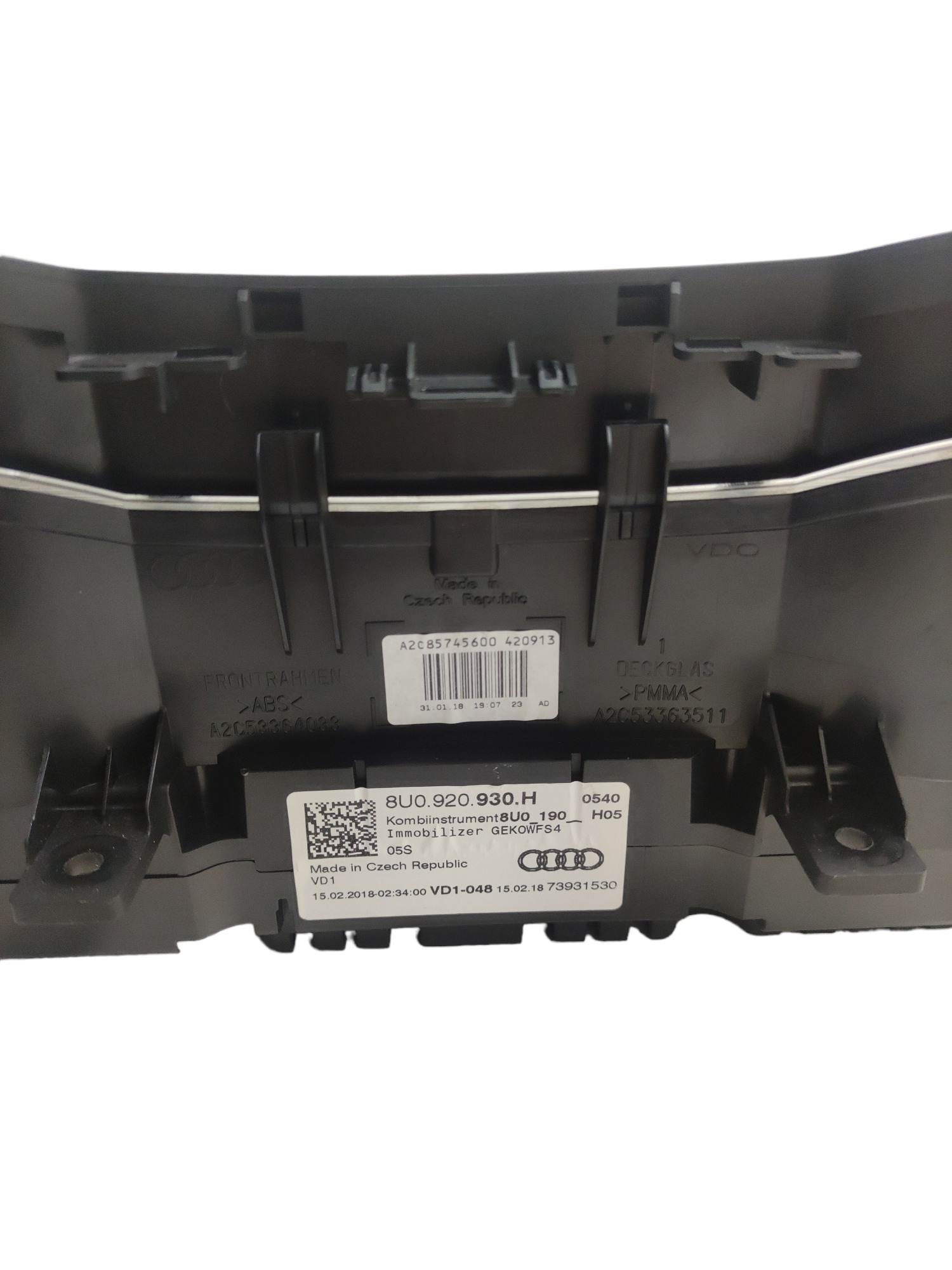 Painel De Instrumentos Original Audi Q3 2018 8u0920930h Preto 9
