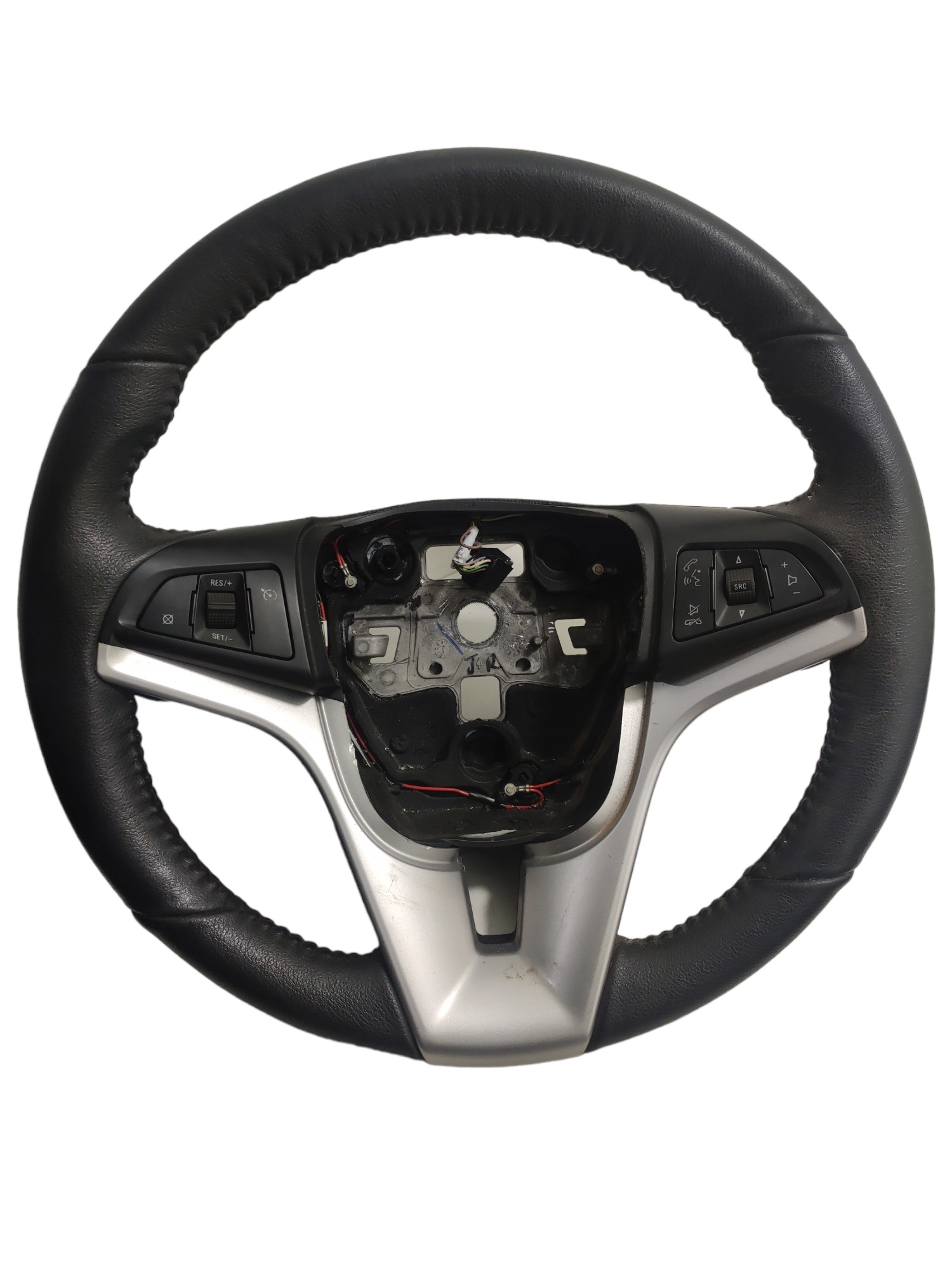 Volante Direção Comando Botões Gm Onix Prisma 17 S/ Chicote Preto