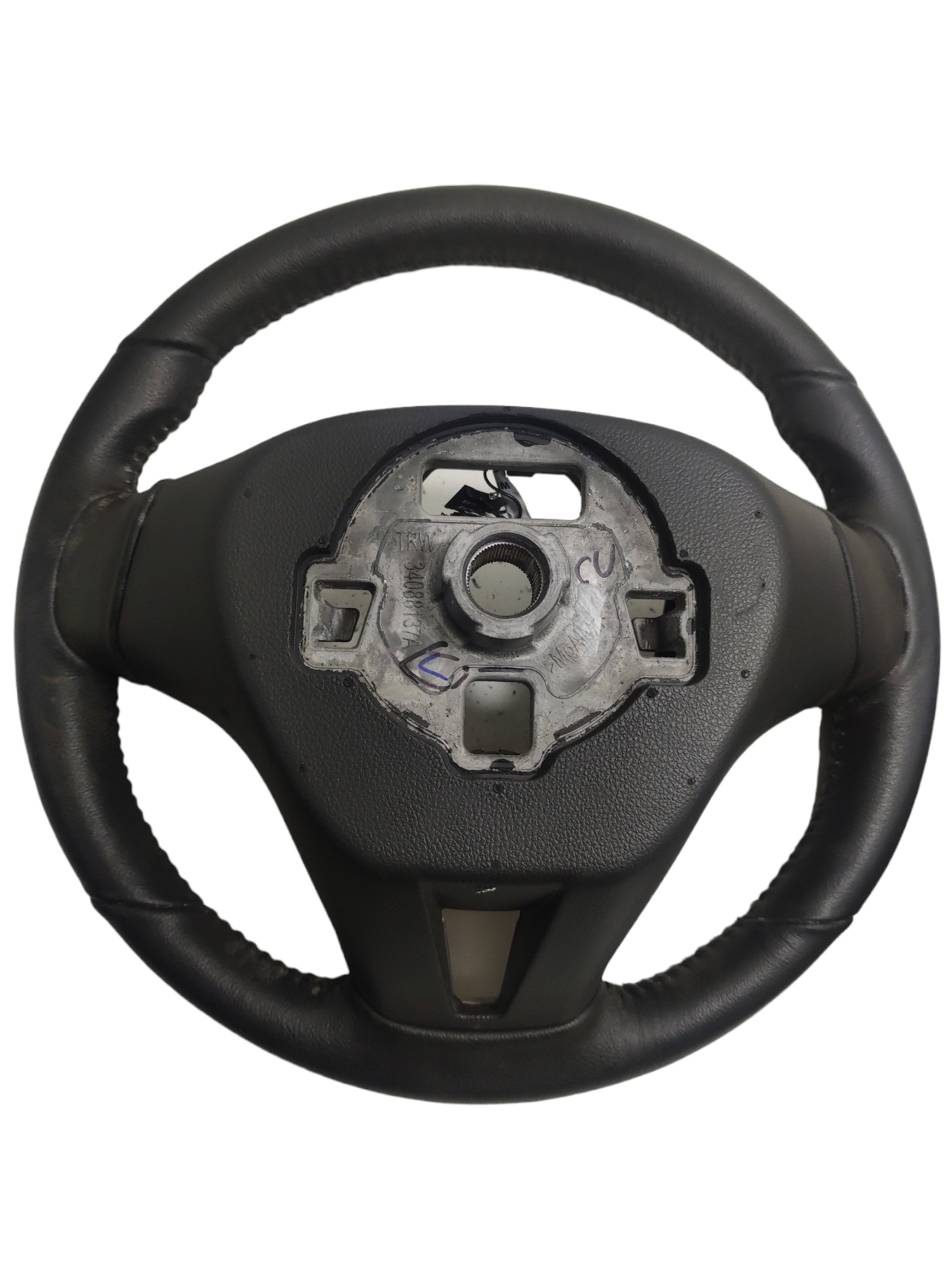Volante Direção Comando Botões Gm Onix Prisma 17 S/ Chicote Preto 4