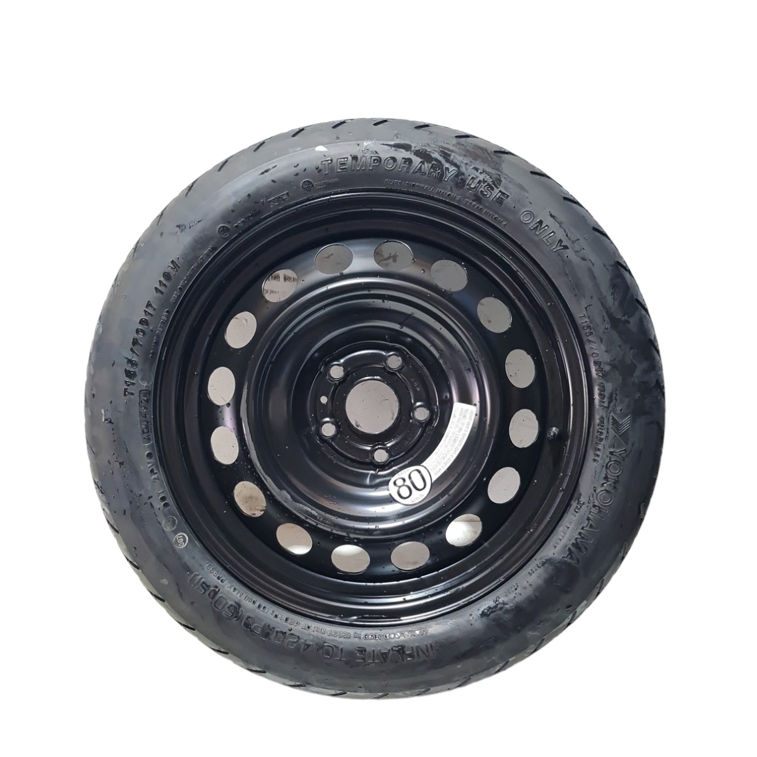 Roda Estepe Pneu Corolla Cross T155/70d17 110m Original 23