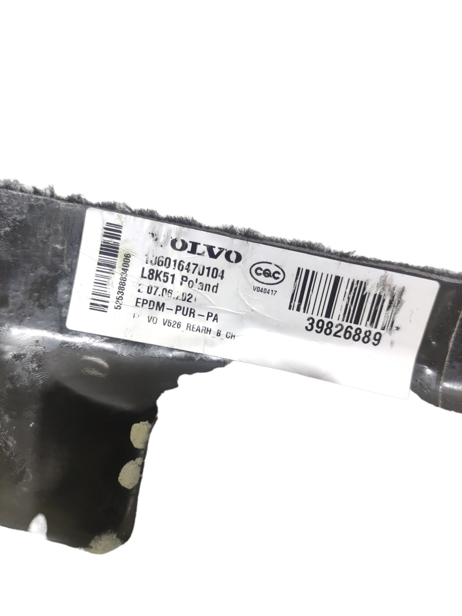 Carpete Tapete Forro Traseiro Volvo Xc90 2022 106016470104 6